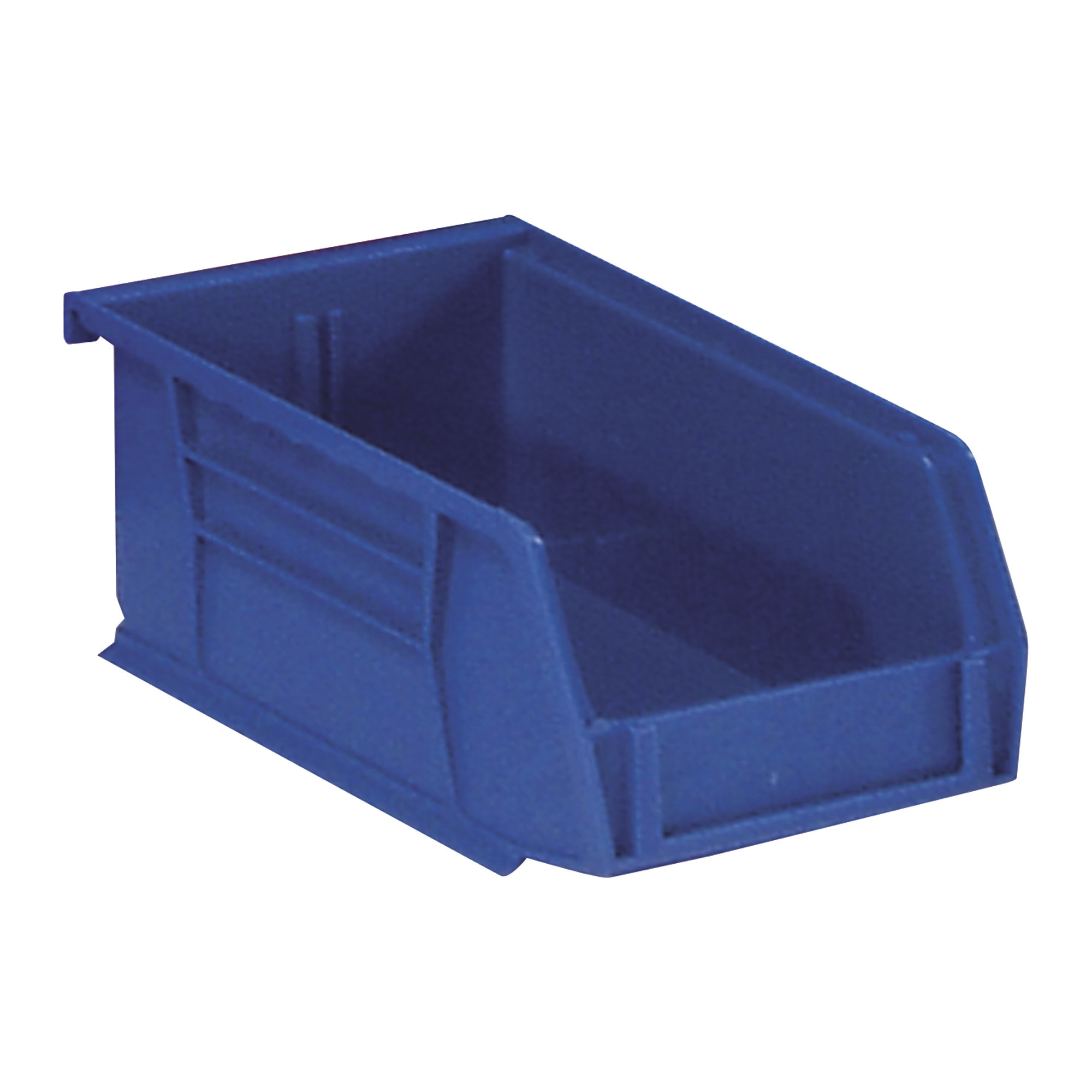 Quantum Storage Heavy Duty Stacking Bins, 10 7/8Inch x 5 1/2Inch x 5Inch Size, Blue, Carton of 12, Model QUS230BLCS