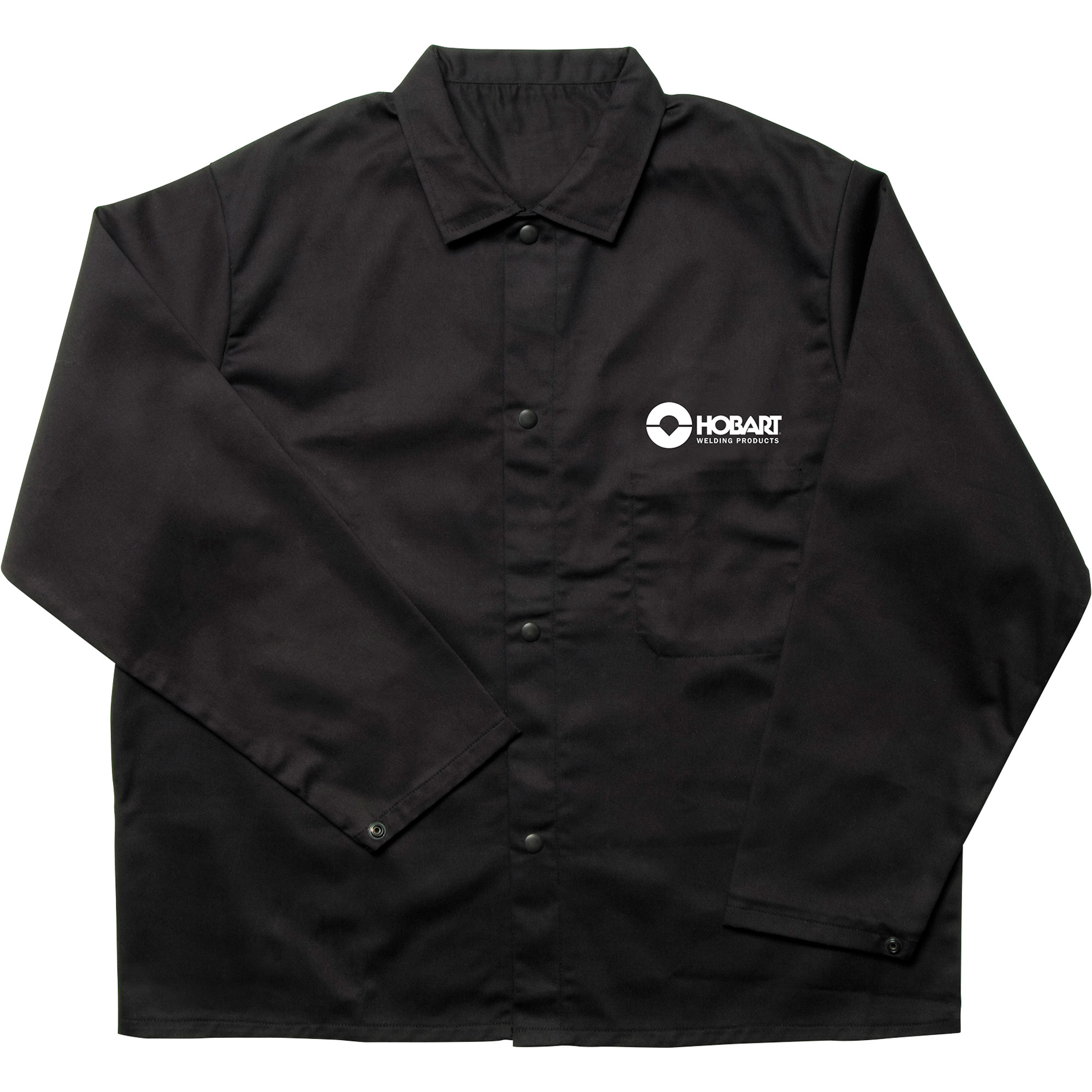 Hobart Welding Jacket â Flame-Retardant Cotton, Black, X-Large, Model 770569
