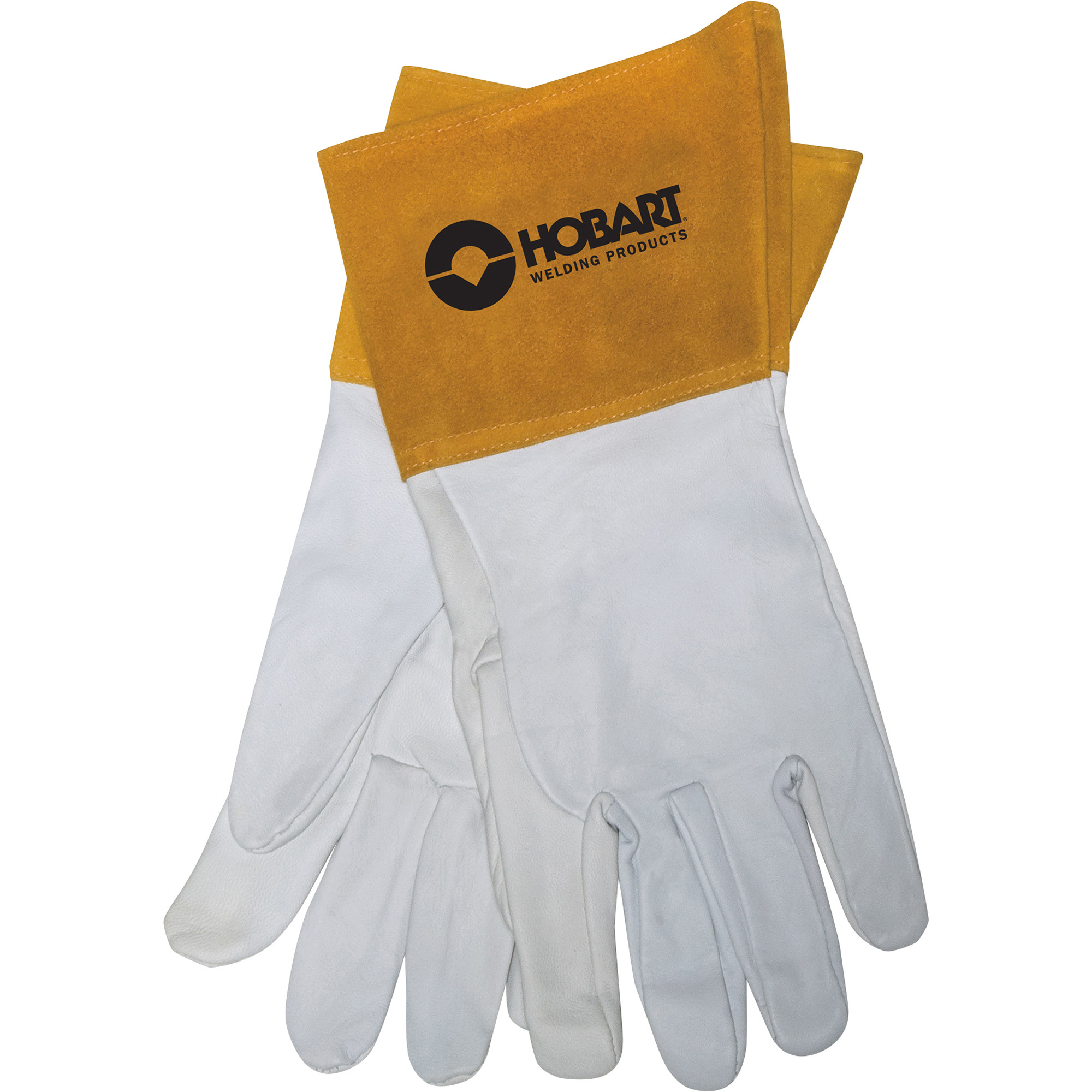 Hobart TIG Welding Gloves â Leather, Tan and White, X-Large, Pair, Model 770715