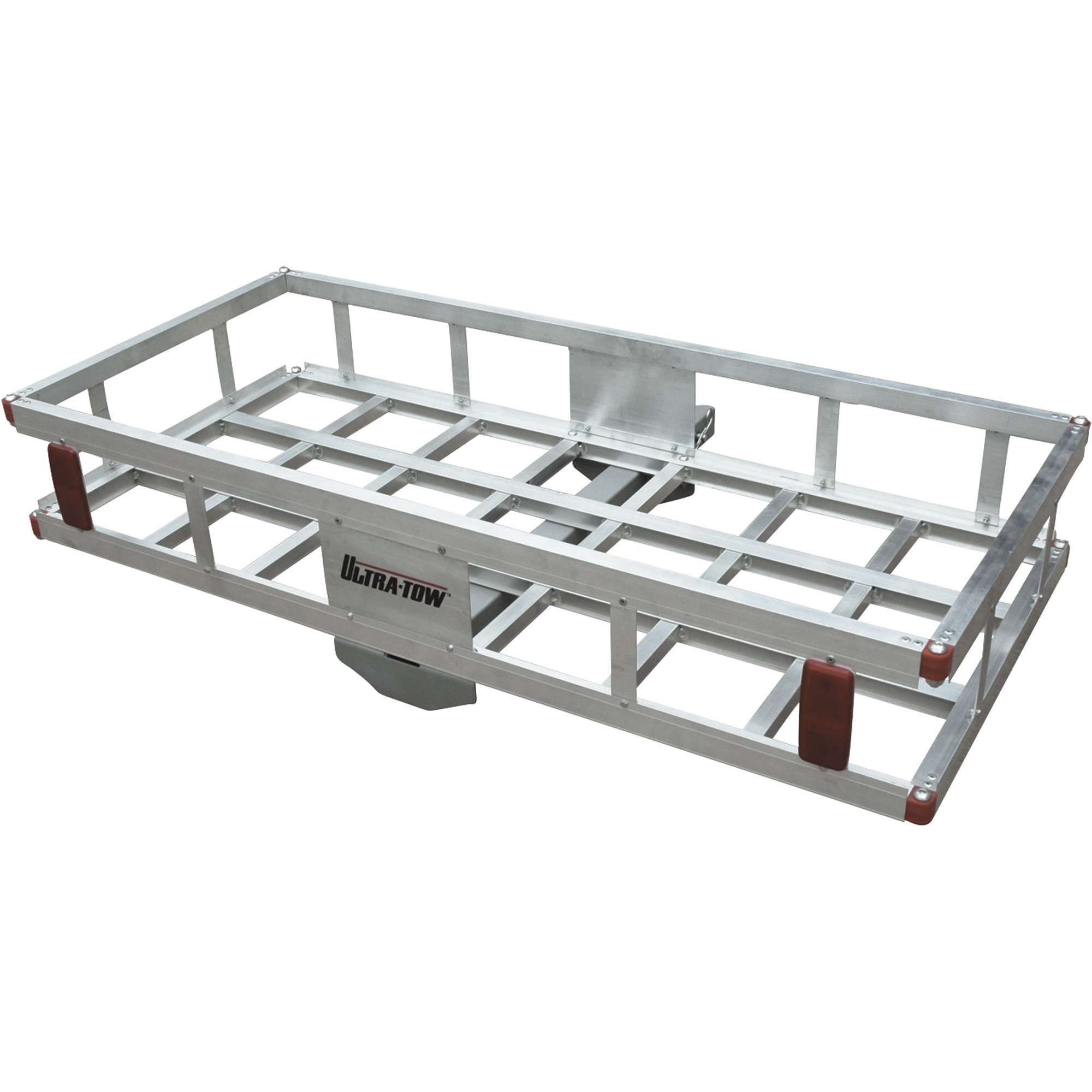 Ultra-Tow Aluminum Hitch Cargo Carrier, 500-Lb. Capacity, Silver, 49Inch x 22.5Inch x 8Inch H