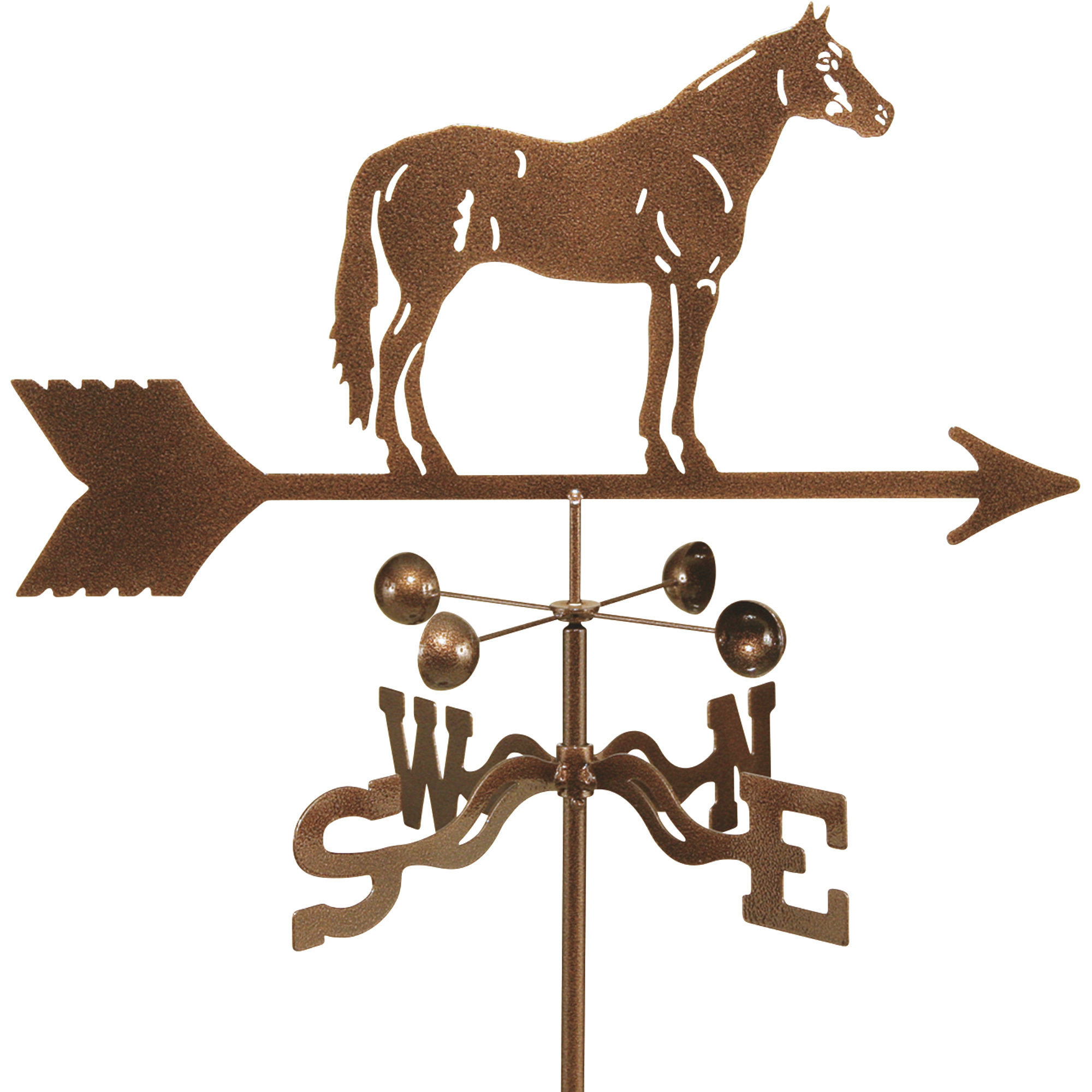 EZ Vane Roof Mount Weathervane â Quarter Horse, Model EZ1504-RF