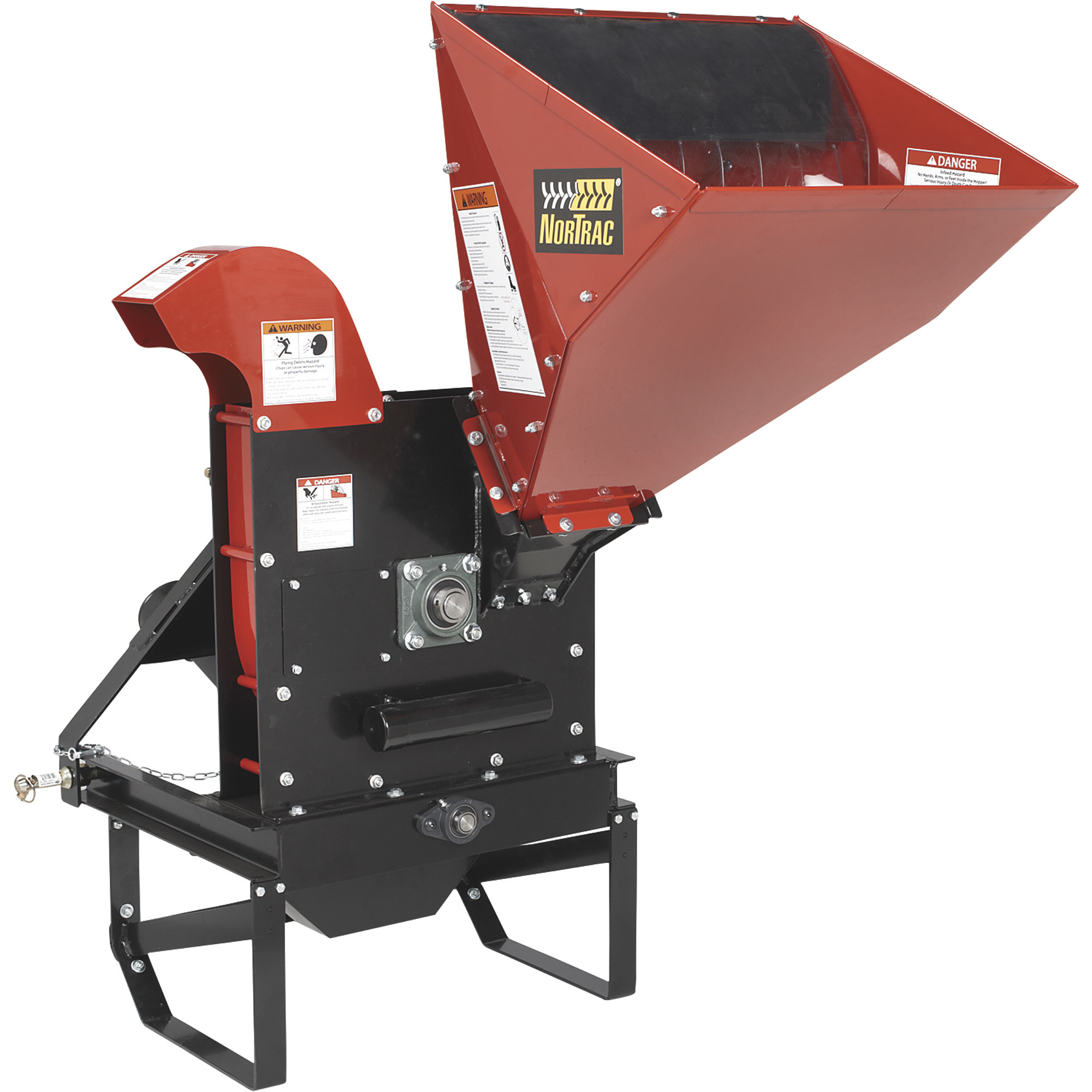 NorTrac PTO Wood Chipper, 5 1/2Inch Chipping Capacity