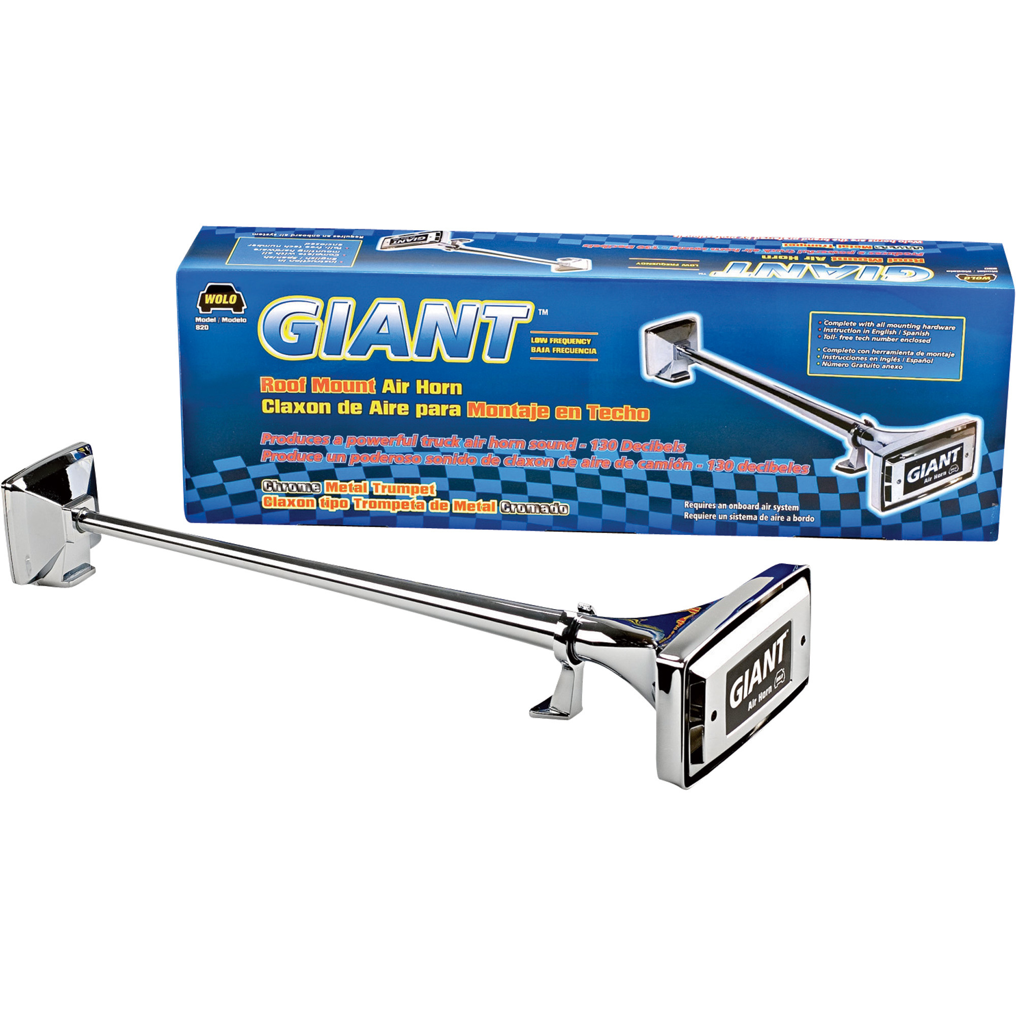 Wolo Low Tone Giant Air Horn â 130dB, 180 Hz, Model 820