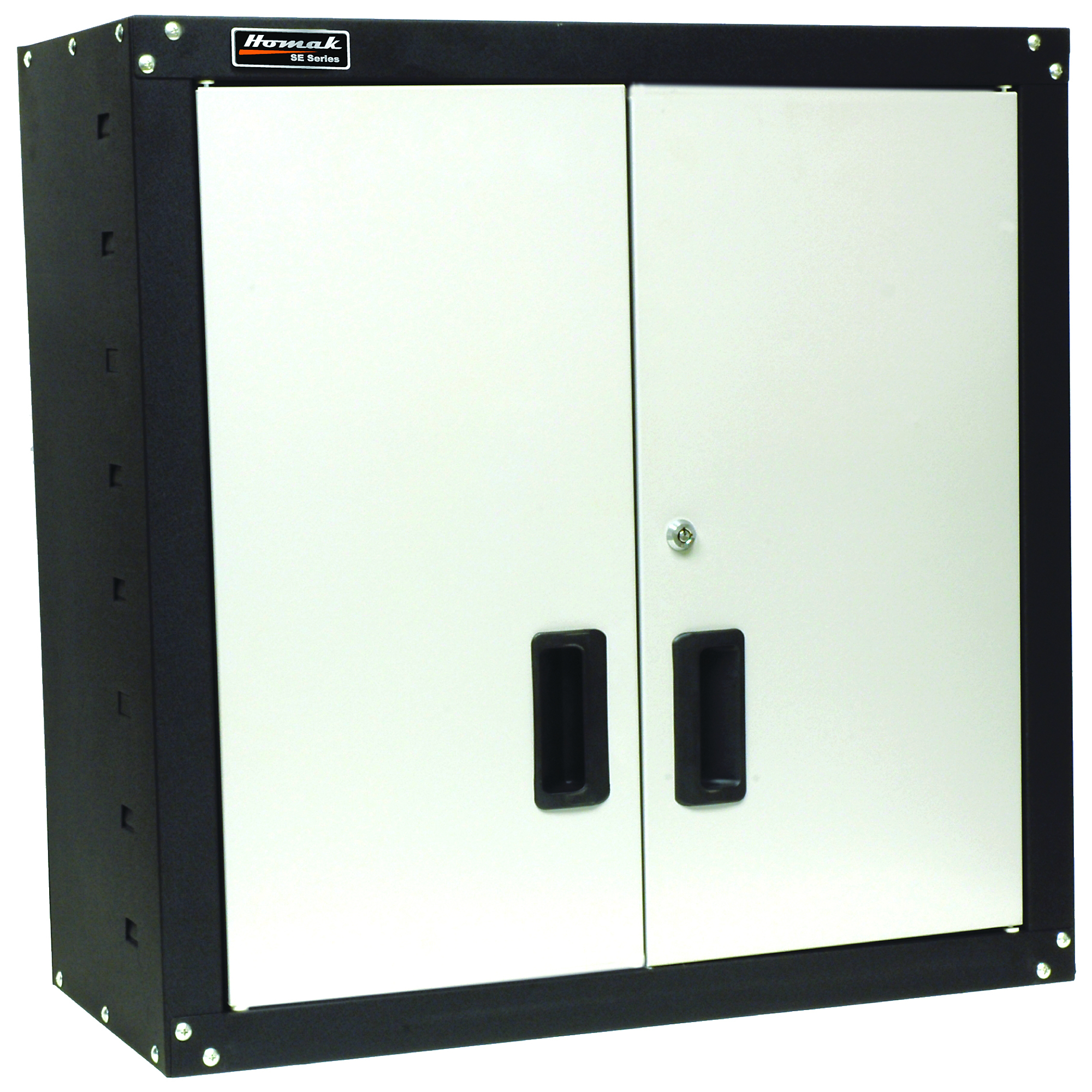 Homak SE Series 2-Door Wall Cabinet, 26 3/4Inch W x 12Inch D x 26 7/8Inch H, Model GS00727021