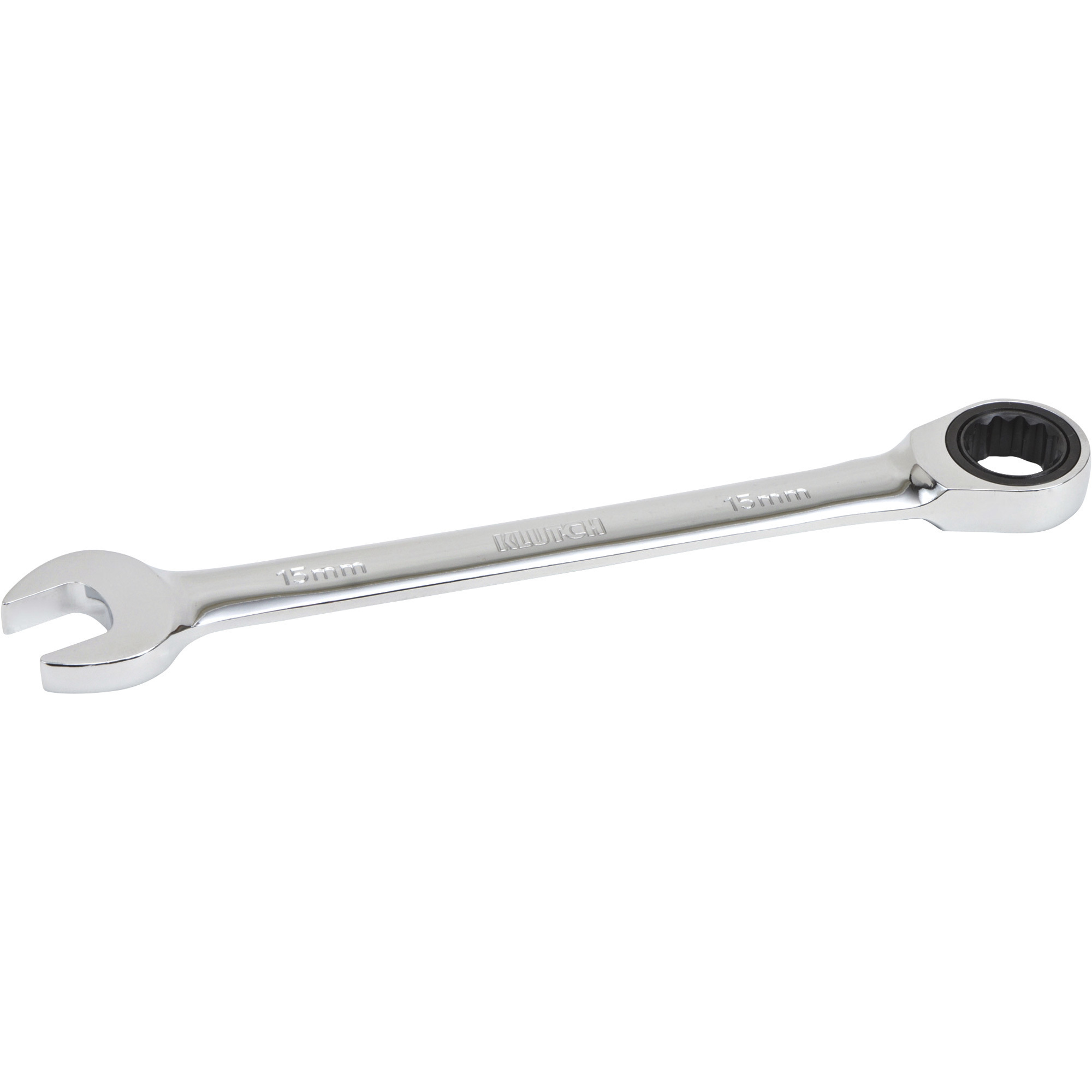 Klutch Ratcheting Wrench, Metric, 15mm