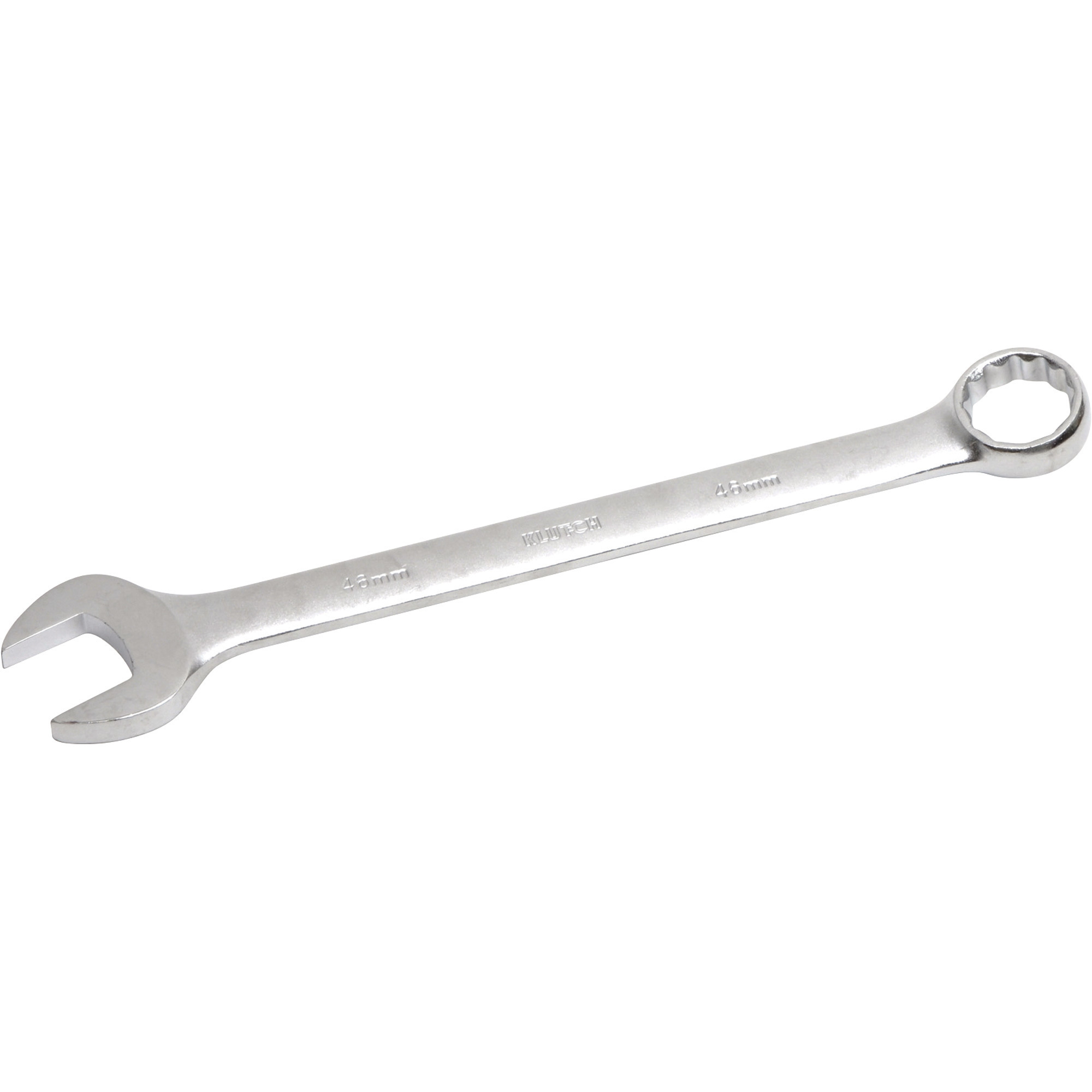 Klutch Full Polish Combination Wrench, Metric, 46mm