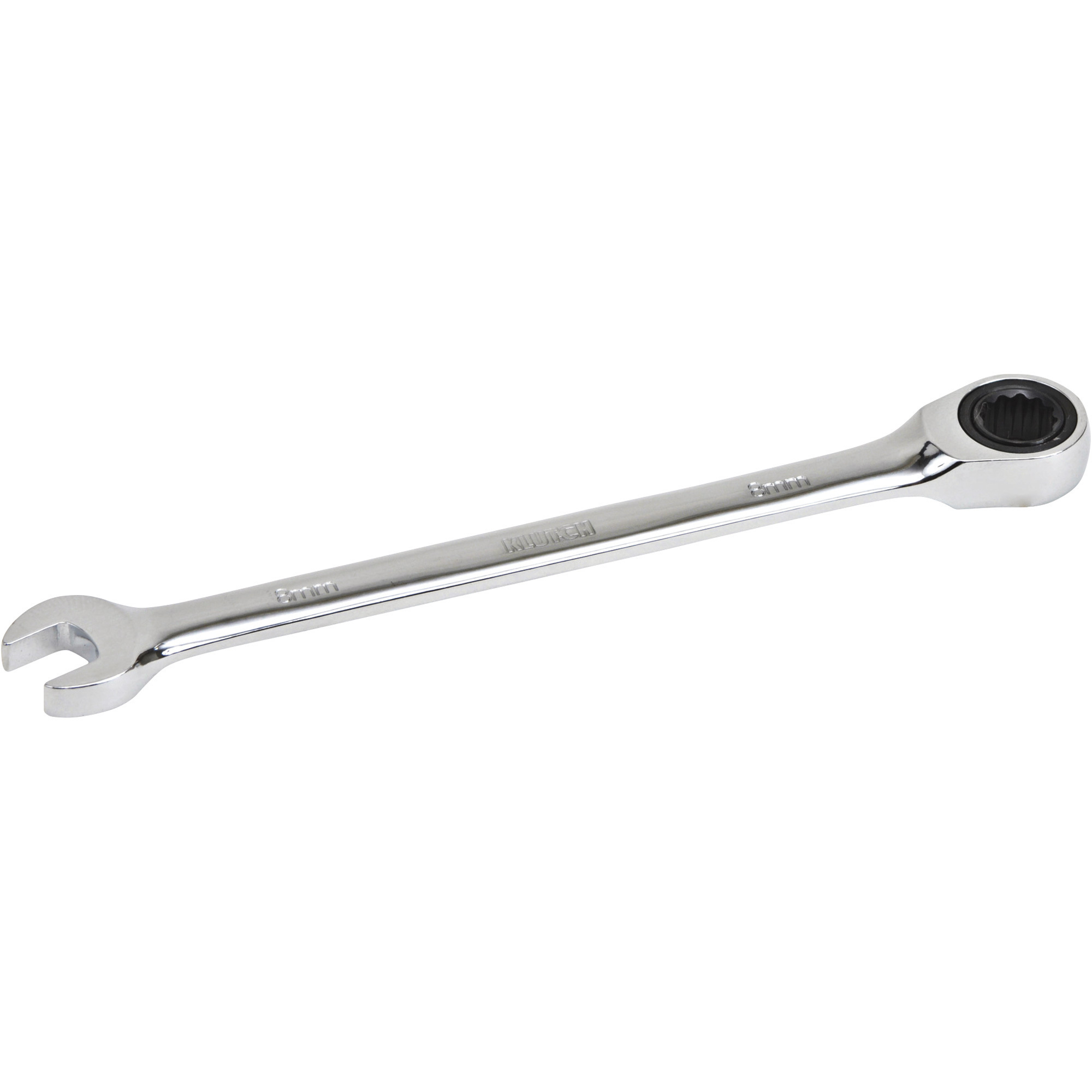 Klutch Ratcheting Wrench, Metric, 8mm
