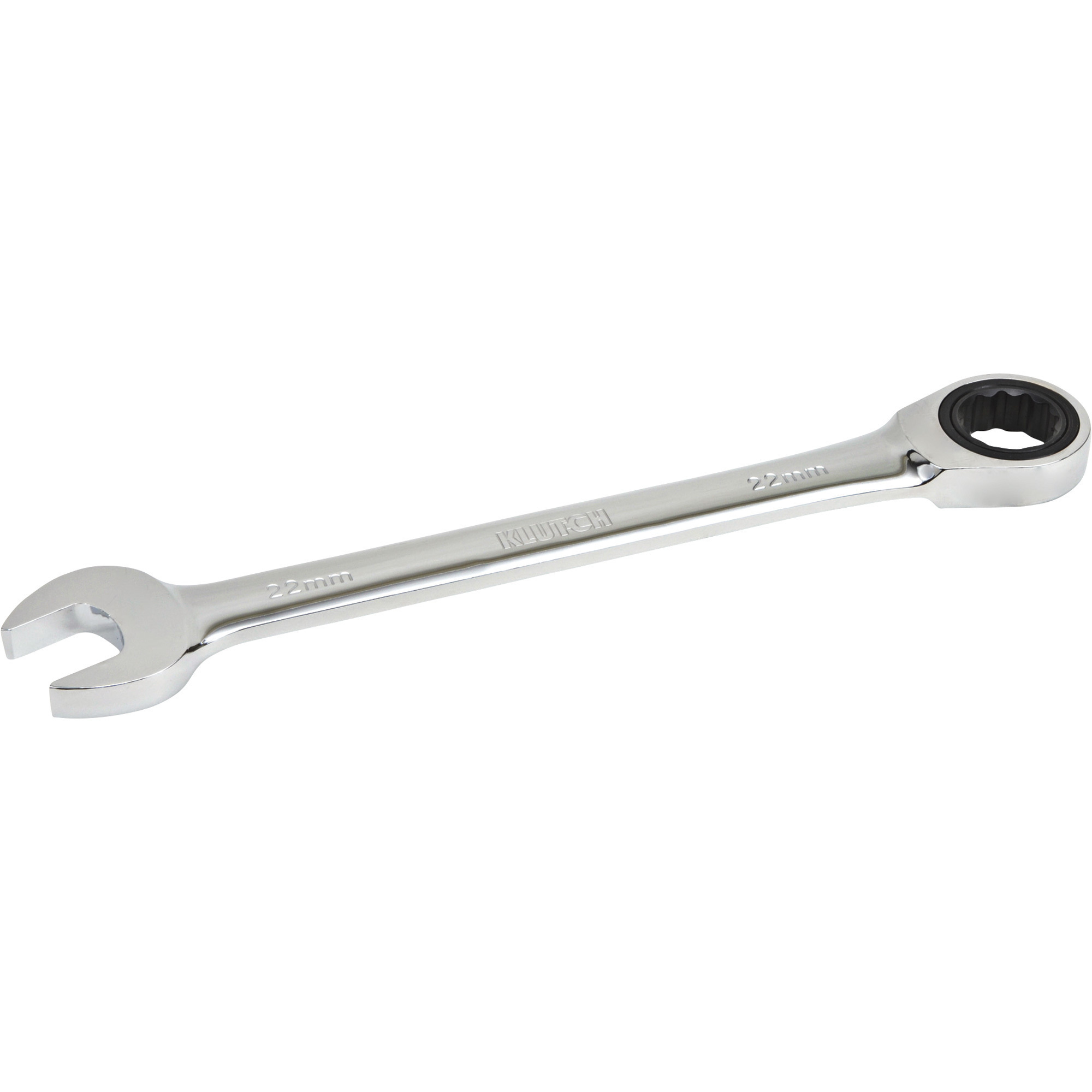 Klutch Ratcheting Wrench, Metric, 22mm