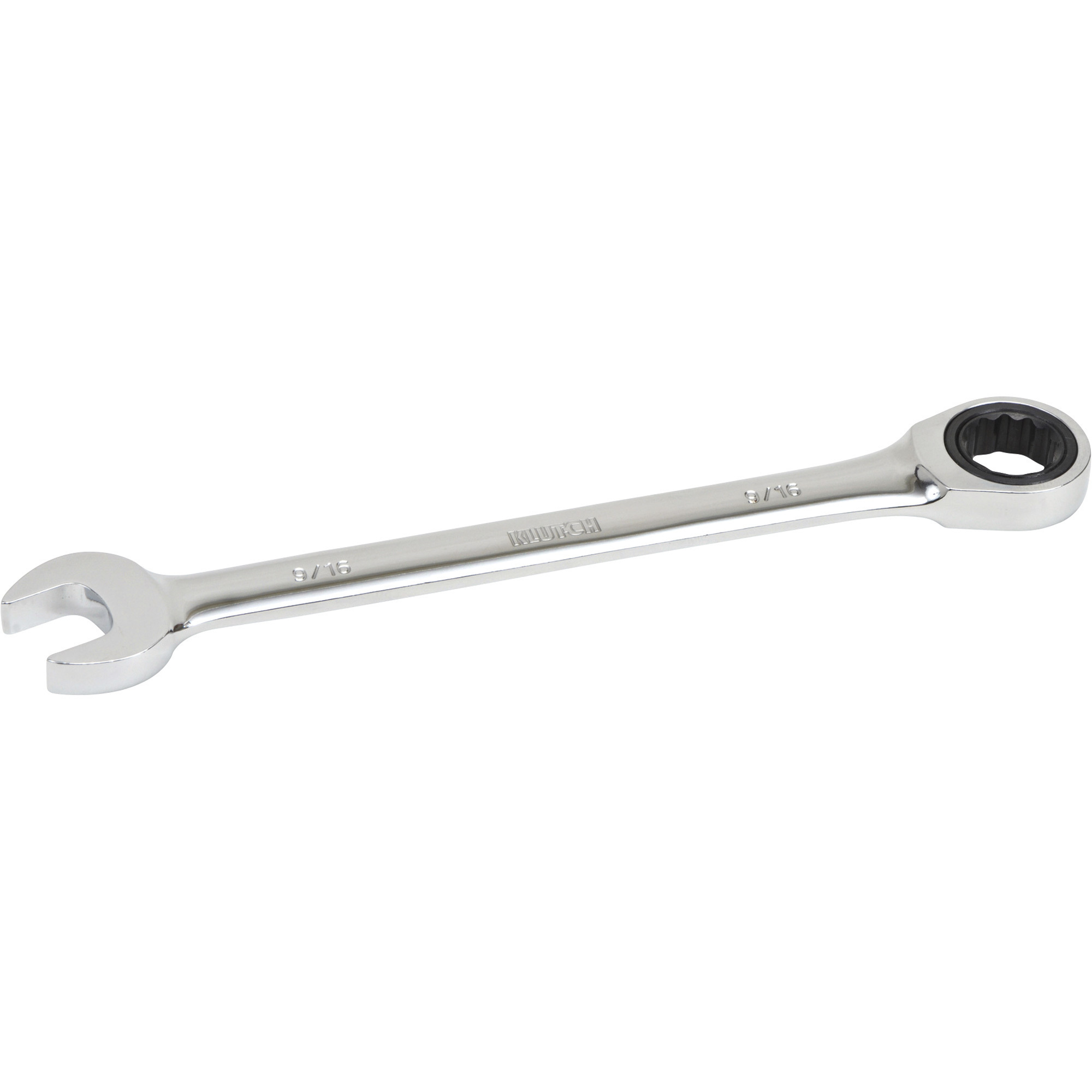 Klutch Ratcheting Wrench, SAE, 9/16Inch