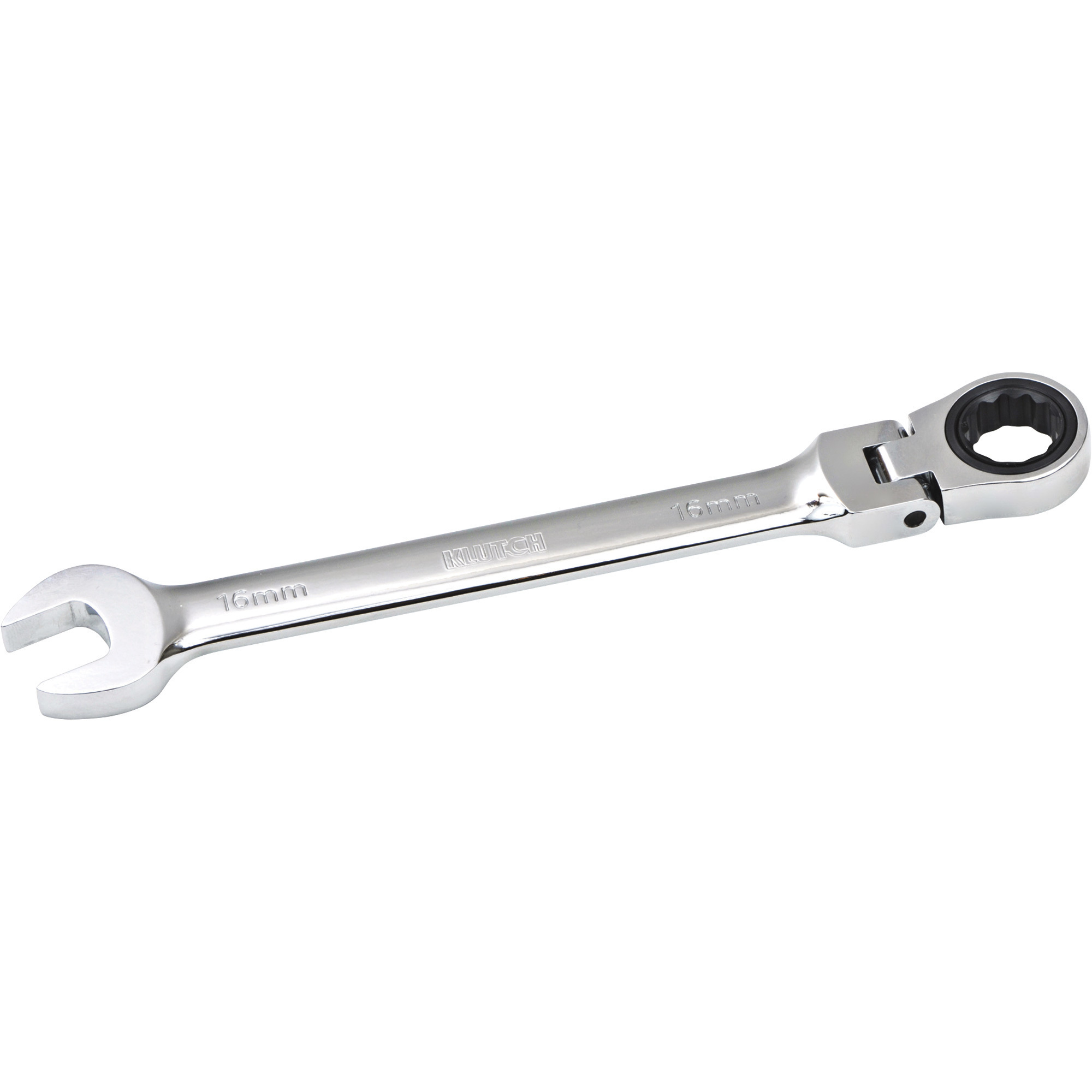 Klutch Flex Ratcheting Wrench, Metric, 16mm