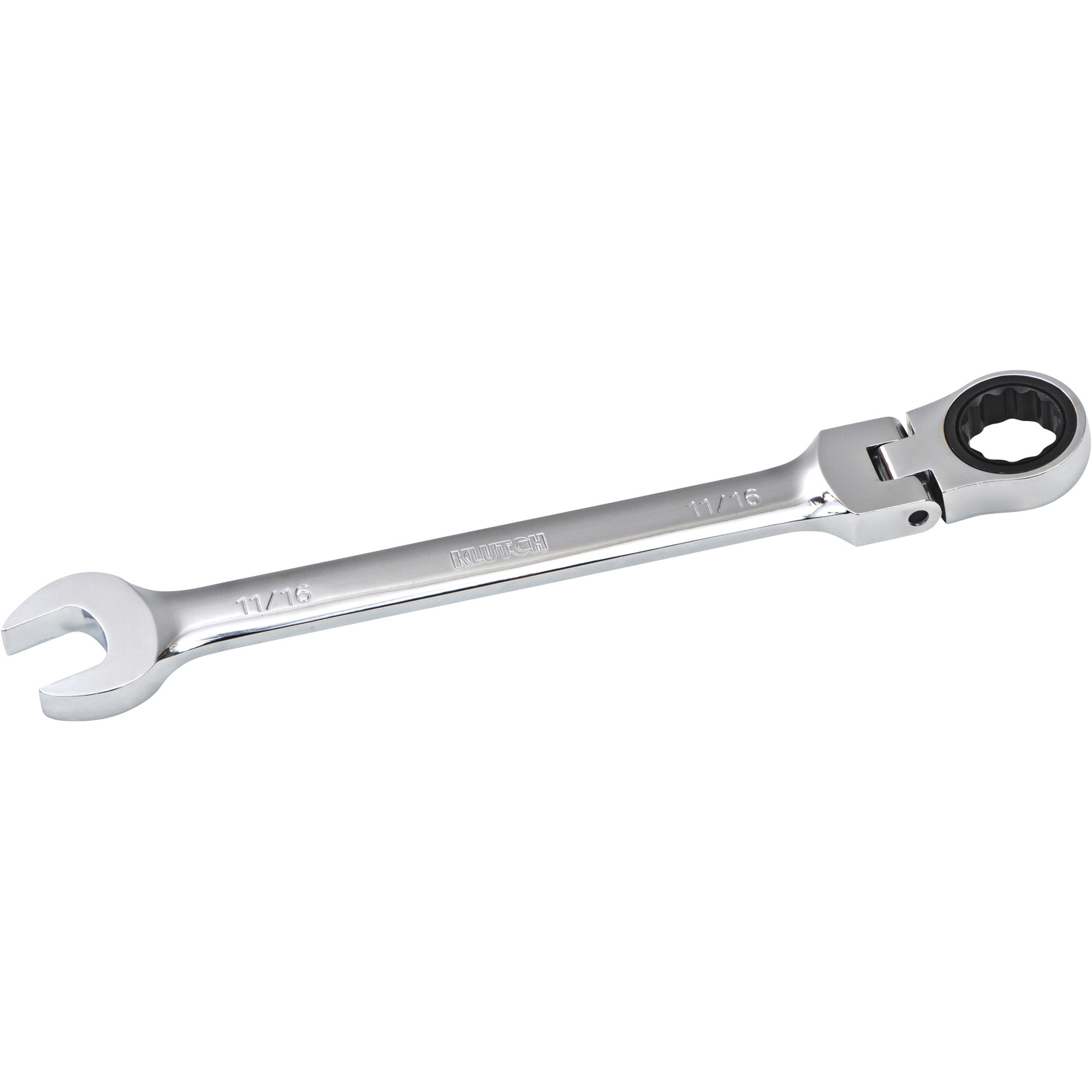 Klutch Flex Ratcheting Wrench, SAE, 11/16Inch