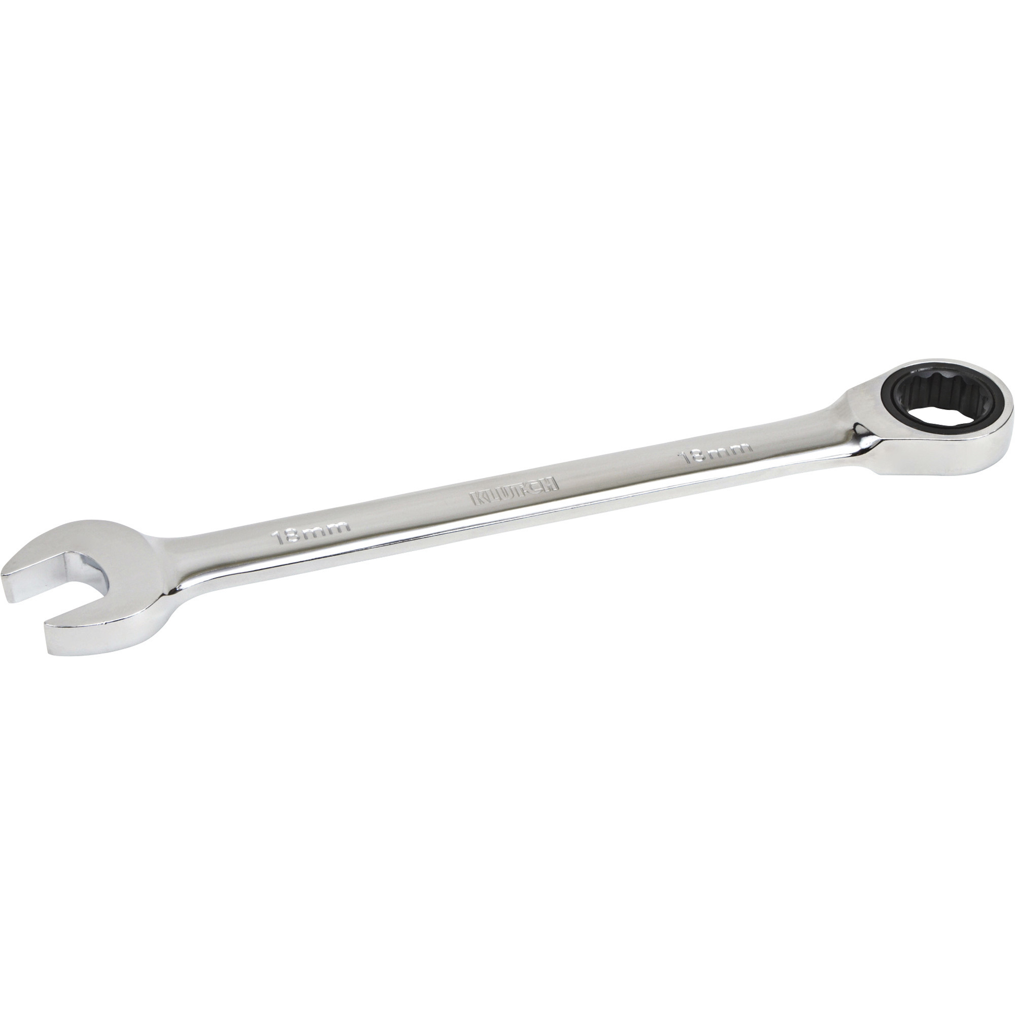 Klutch Ratcheting Wrench, Metric, 18mm