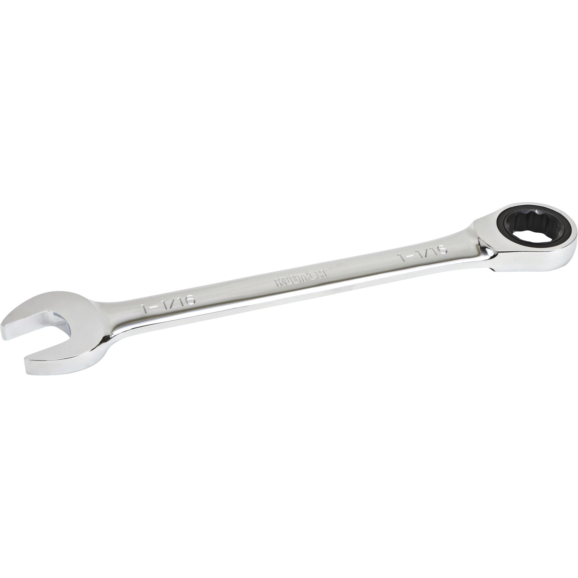 Klutch Ratcheting Wrench, SAE, 1 1/16Inch