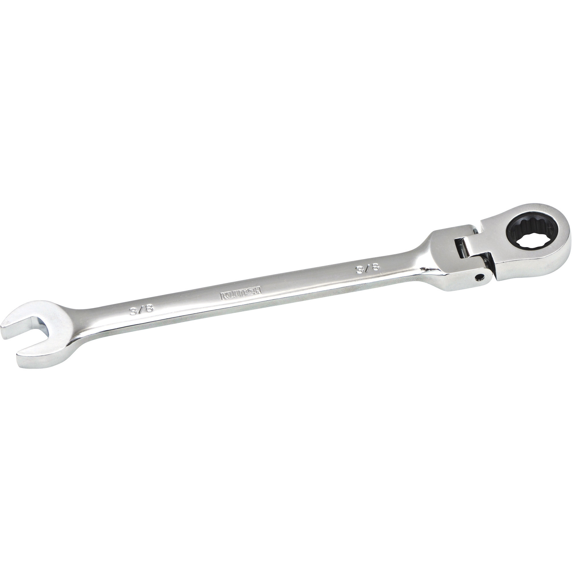 Klutch Flex Ratcheting Wrench, SAE, 3/8Inch
