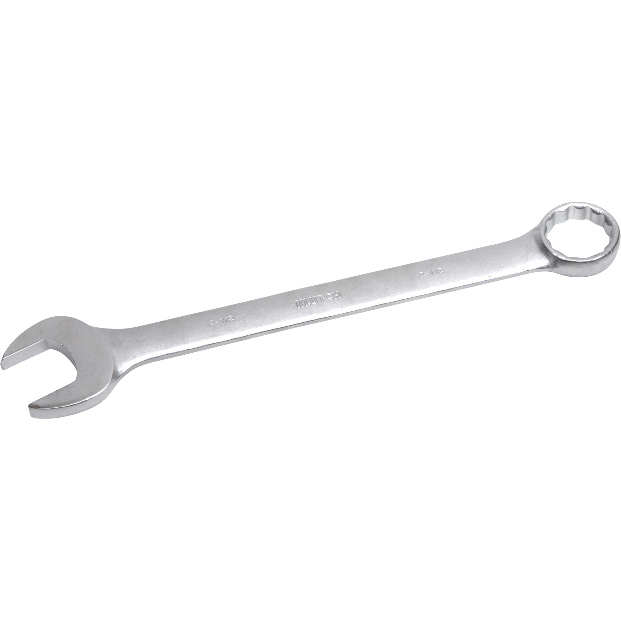 Klutch Full Polish Combination Wrench — SAE, 2 1/2Inch -  81417