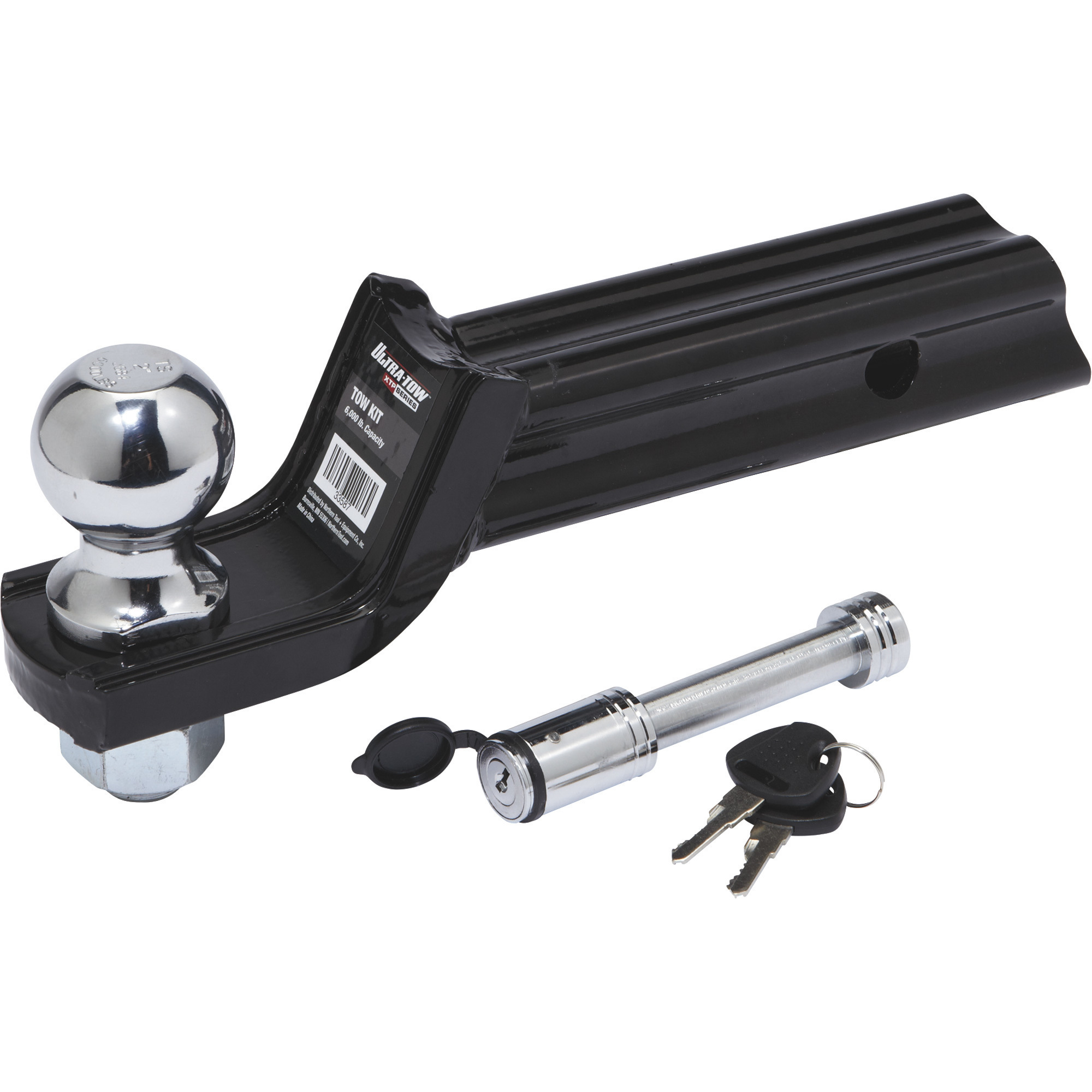 Ultra-Tow XTP Receiver Hitch Starter Kit - Class III, 2Inch Drop, 6,000-Lb. Tow Weight, Locking Hitch Pin