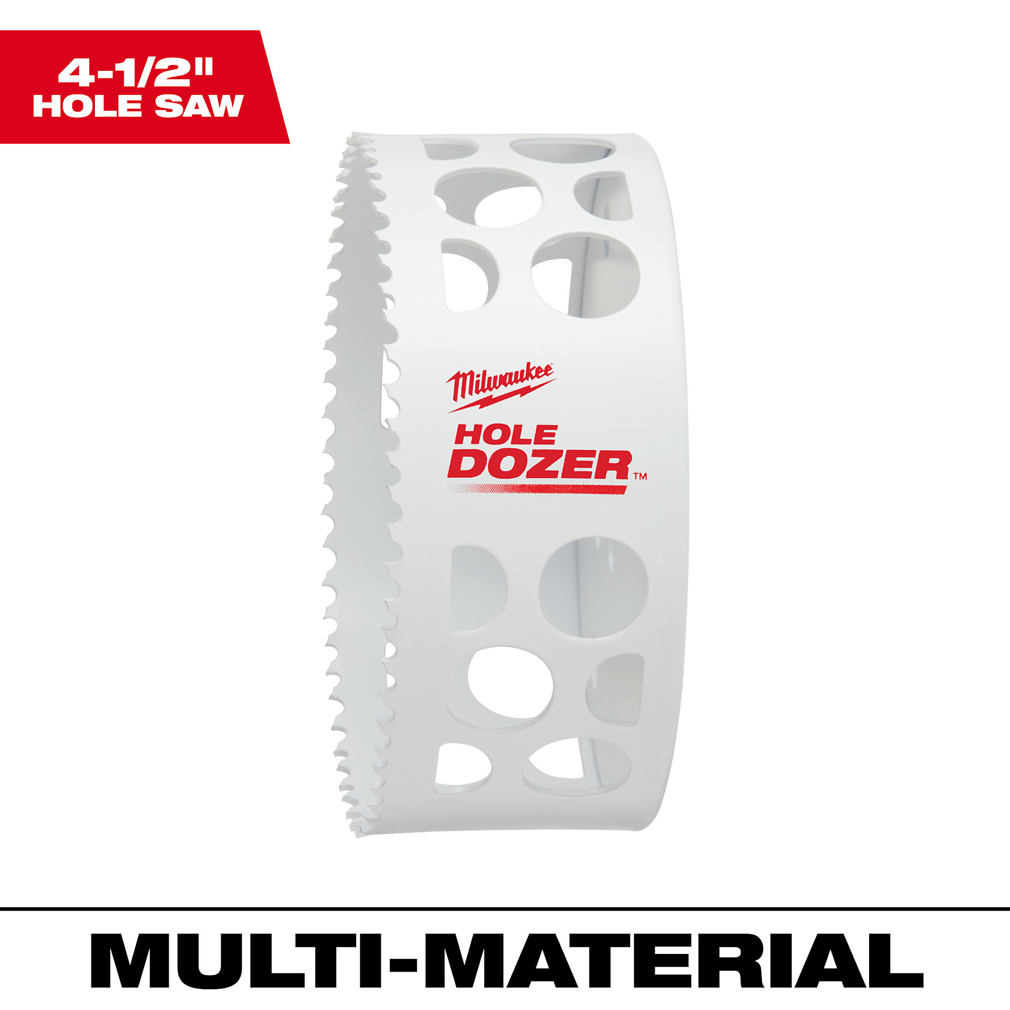 Milwaukee Hole Dozer Bi-Metal Hole Saw, 4 1/2Inch, Model 49-56-0233