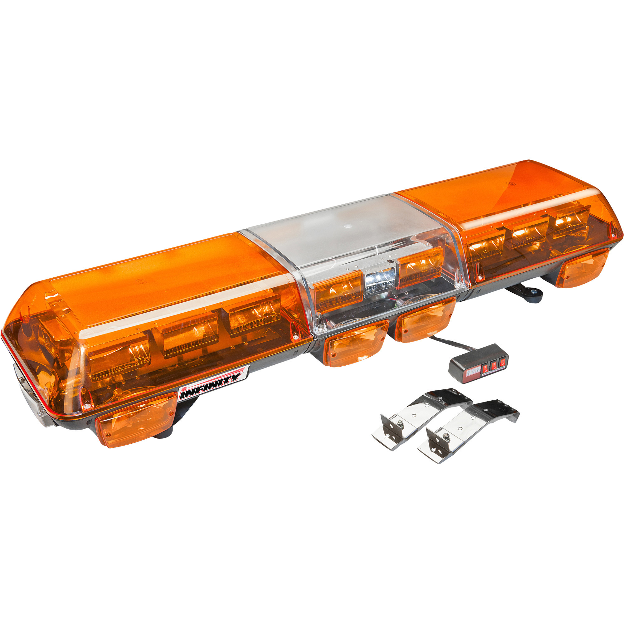 Wolo Infinity 3 48Inch LED Light Bar â Amber Lens, Model 7700-A