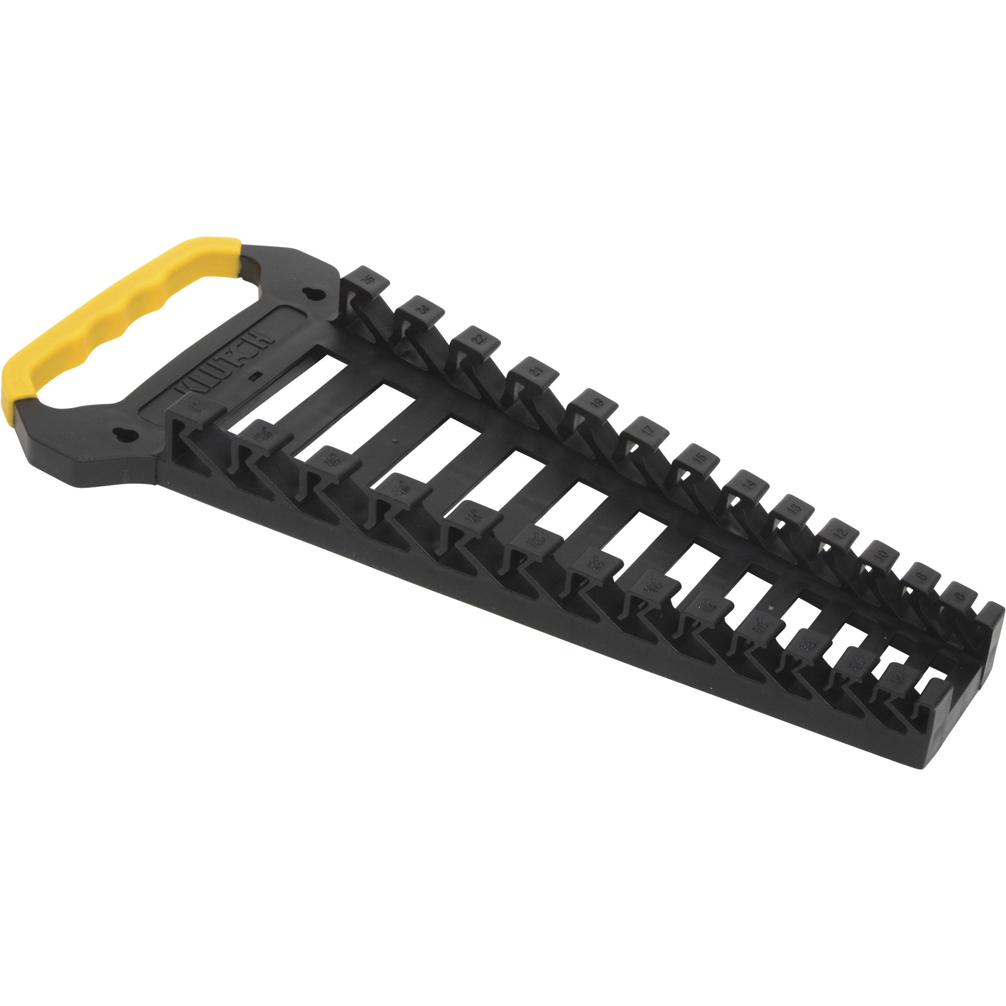 Klutch 13-Slot SAE/Metric Wrench Rack