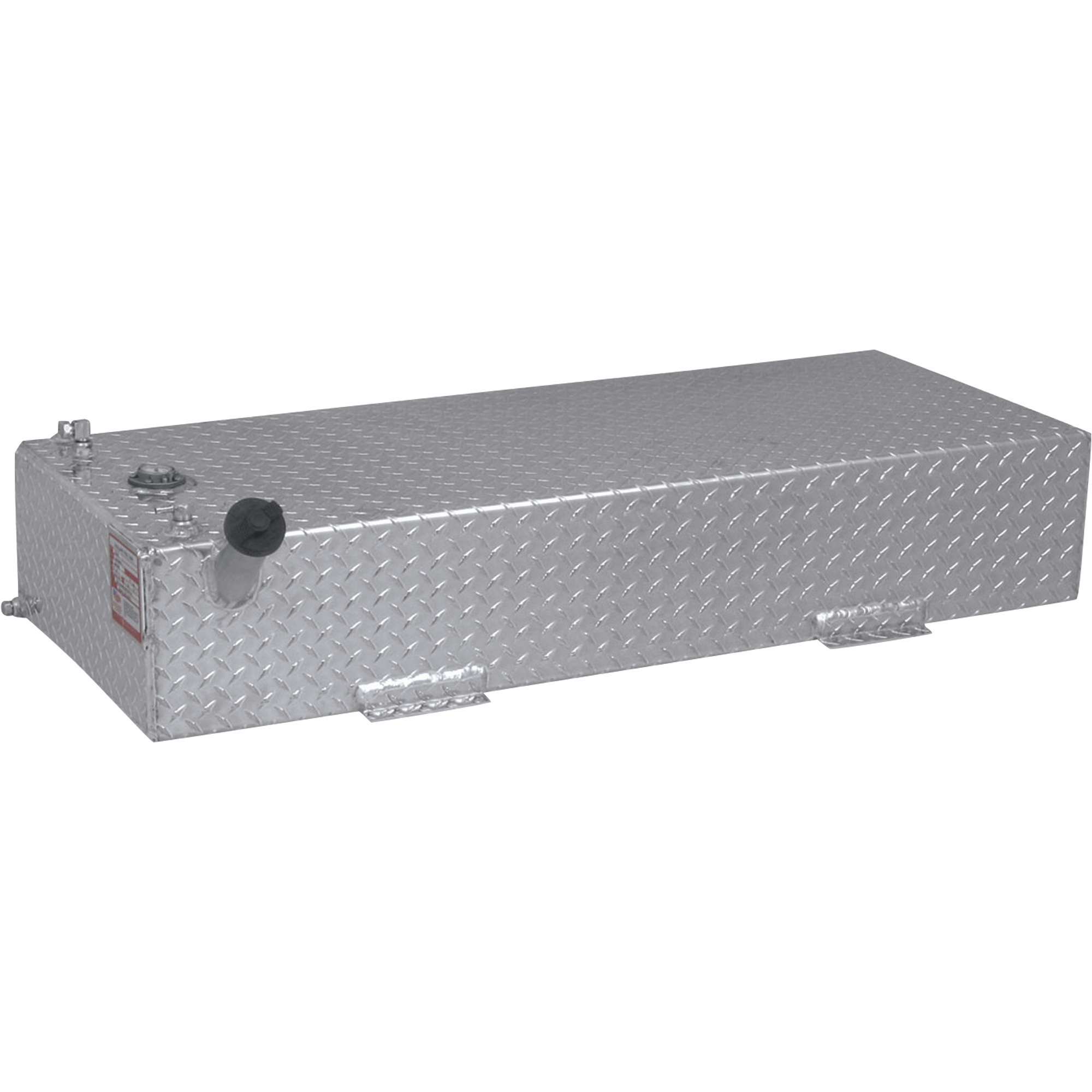 RDS Aluminum Auxiliary Fuel Tank, 32-Gallon, Rectangular, Diamond Plate, Model 71804