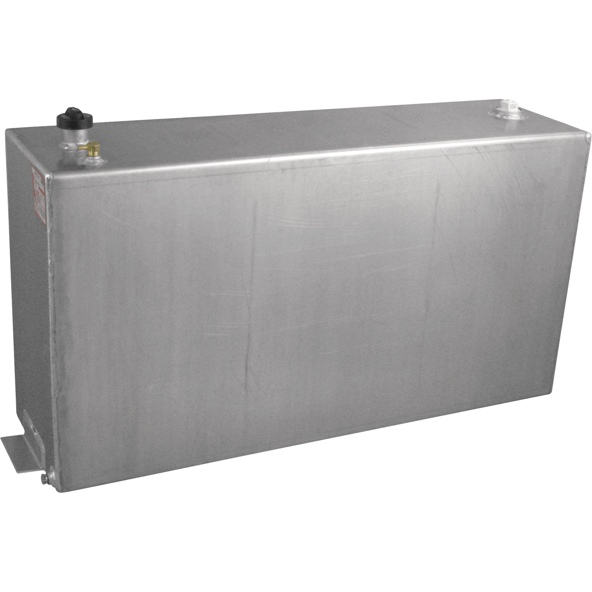 RDS Aluminum Transfer Fuel Tank, 70-Gallon, Vertical, Smooth, Model 72117