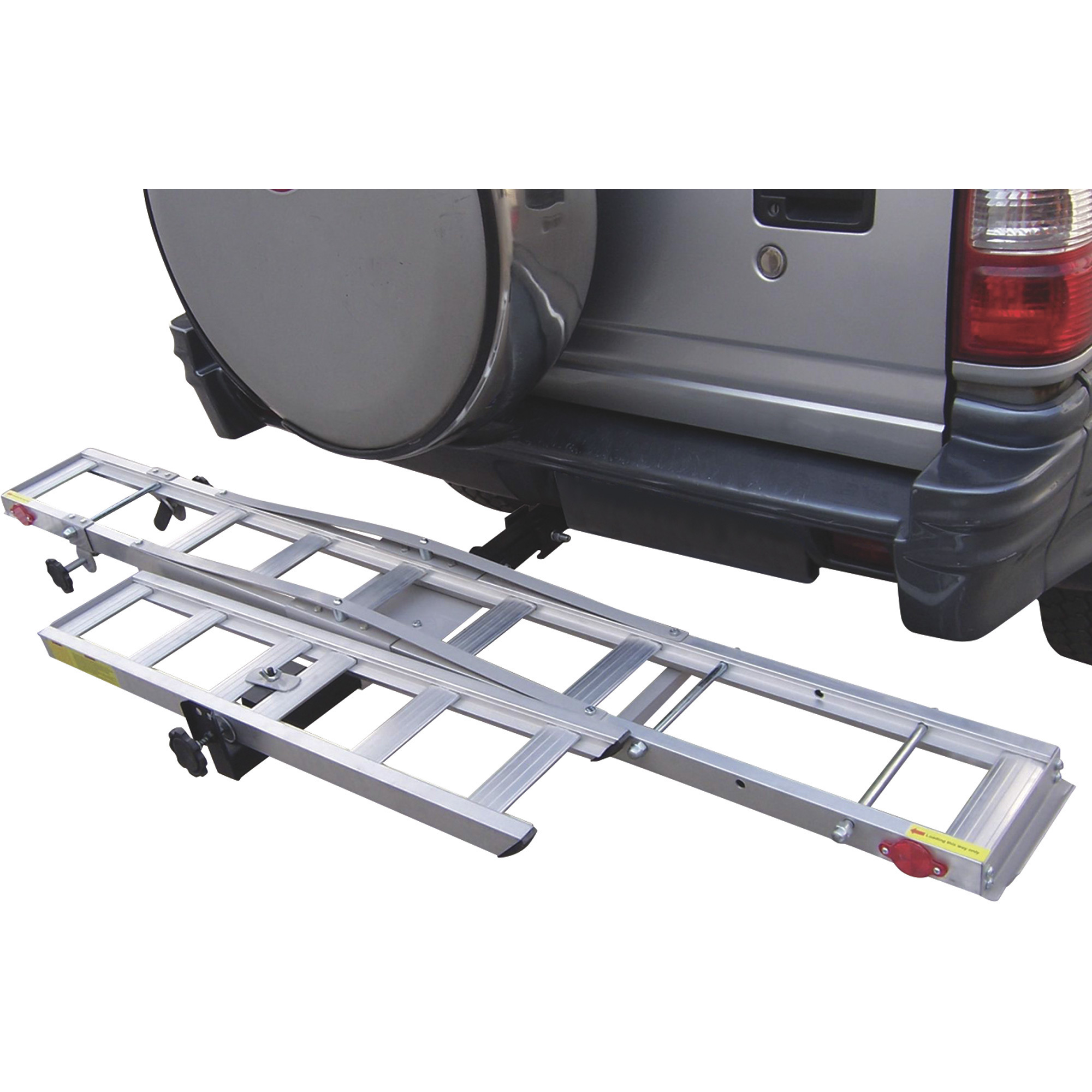 Ultra-Tow Aluminum Receiver-Mounted Motorcycle Carrier