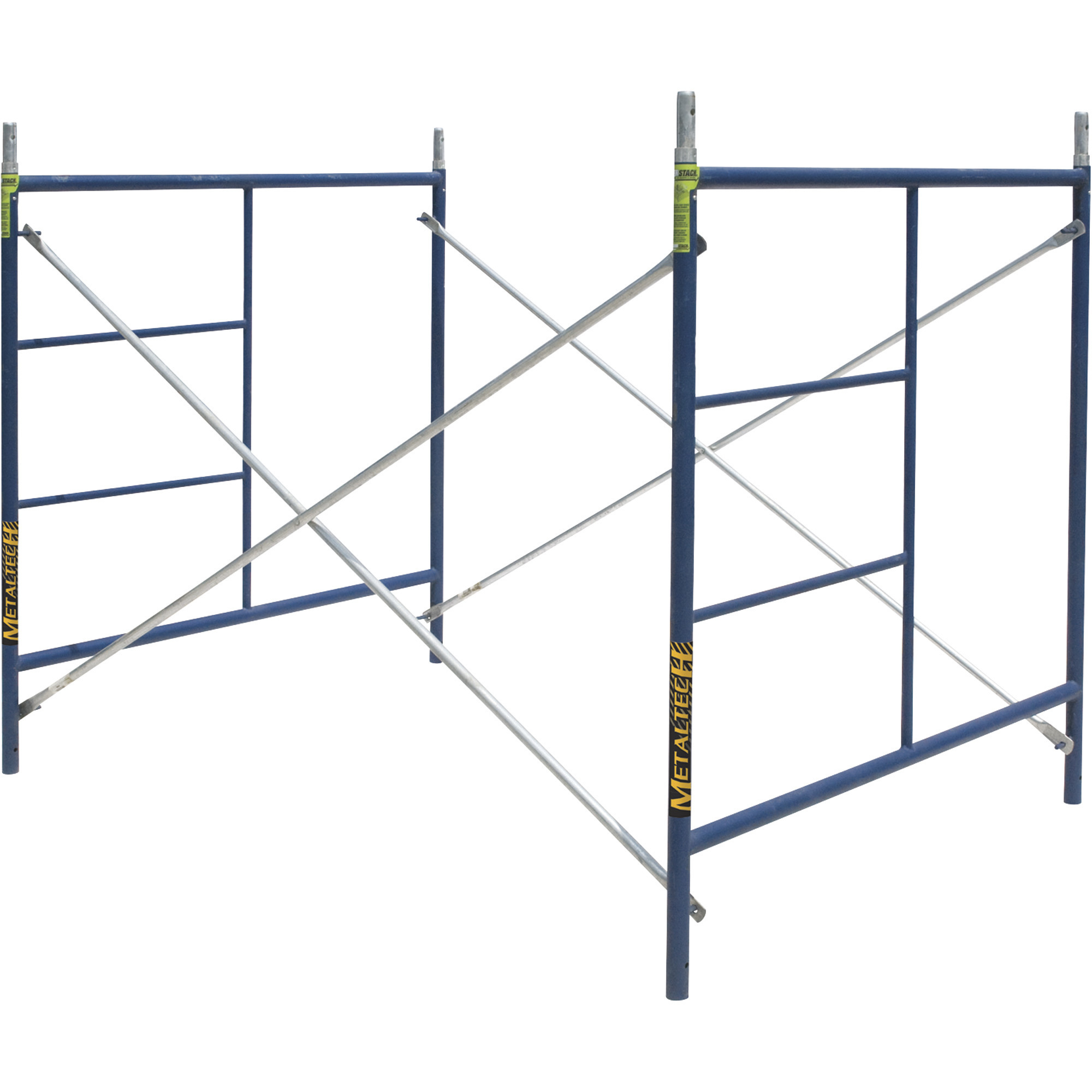 Metaltech Saferstack Single-Lift Scaffold Set, 5ft. x 5ft. x 7ft., Model M-MFS606084