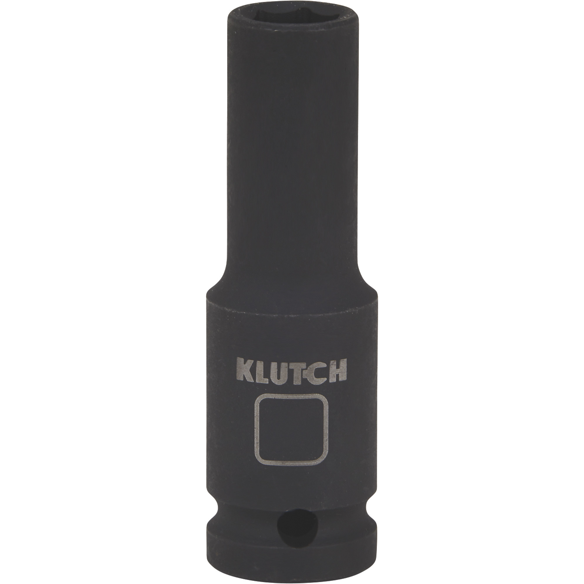 Klutch Deep Impact Socket, 1/2Inch, 1/2Inch-Drive