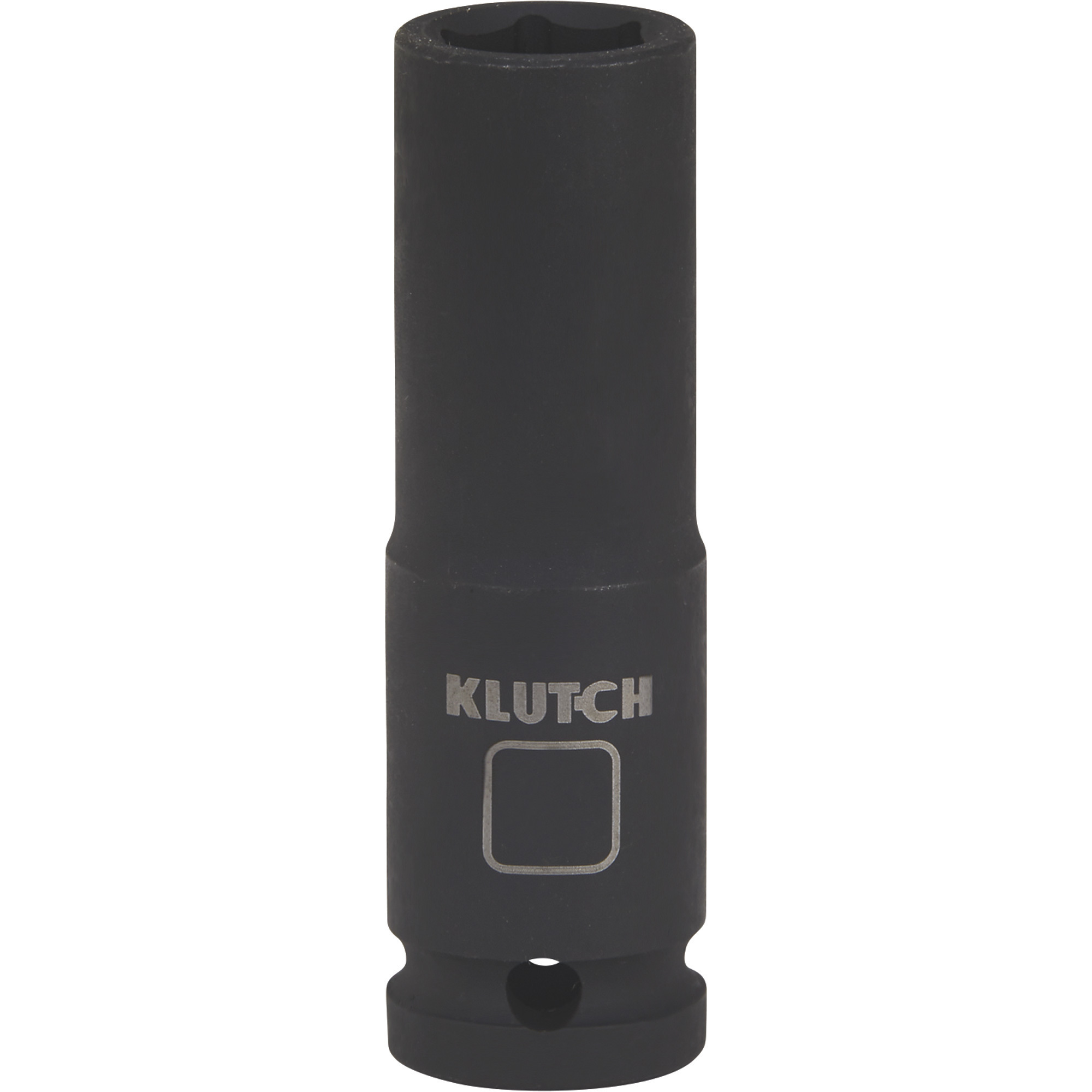 Klutch Deep Impact Socket, 9/16Inch, 1/2Inch-Drive