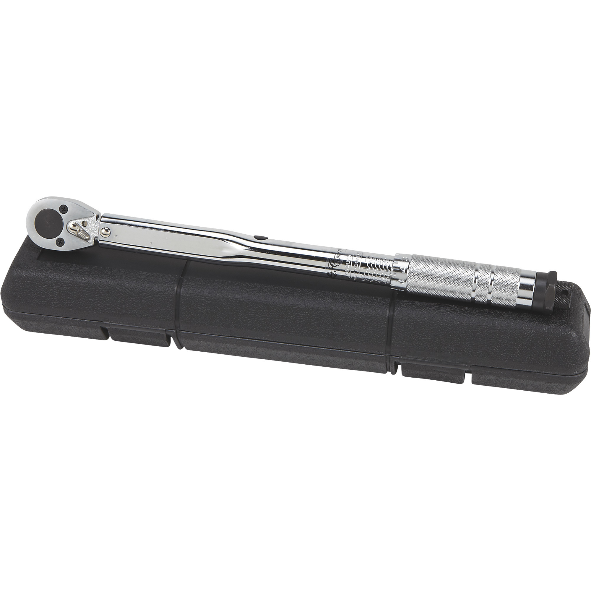Klutch 3/8Inch-Drive Torque Wrench, 5-80 Ft.-Lbs. Torque, 14Inch L