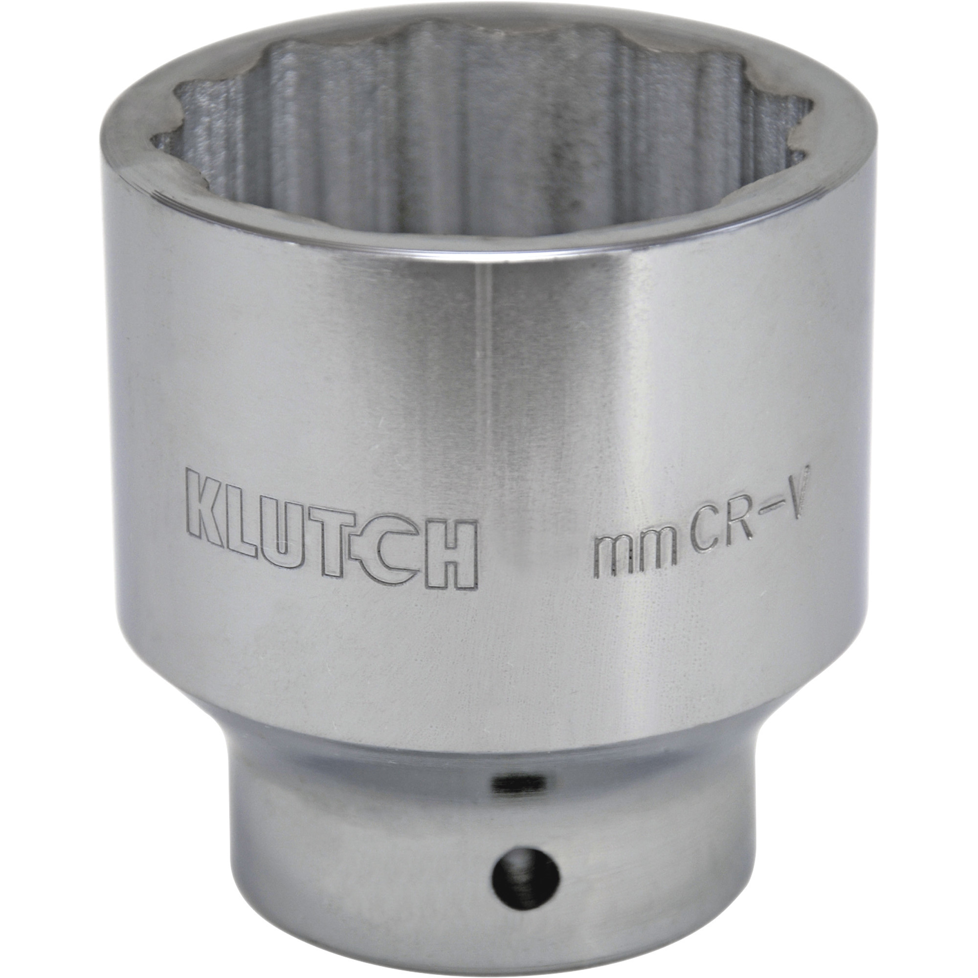 Klutch Jumbo Socket, Metric, 50mm, 3/4Inch-Drive, 12-Pt.