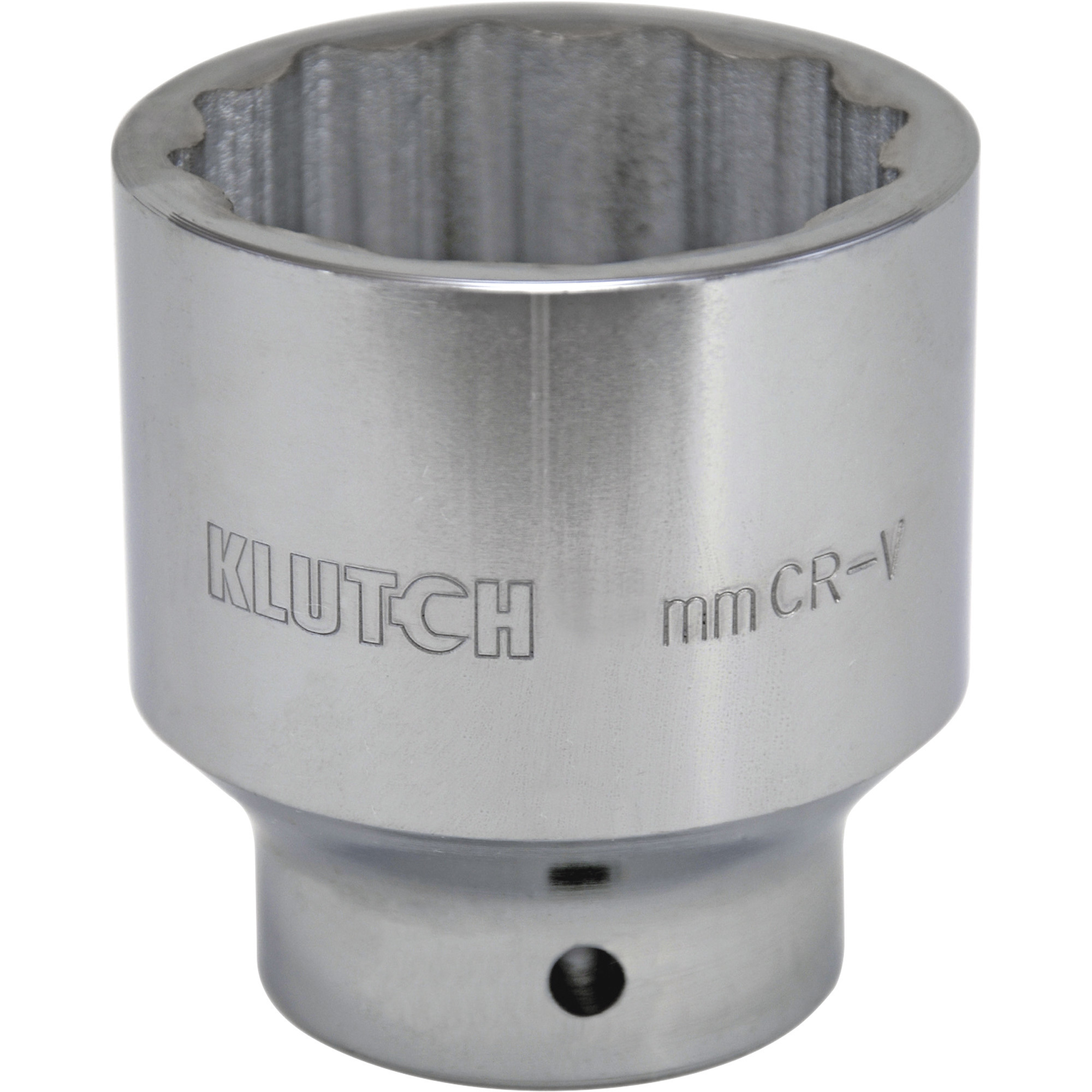 Klutch Jumbo Socket, Metric, 60mm, 3/4Inch-Drive, 12-Pt.