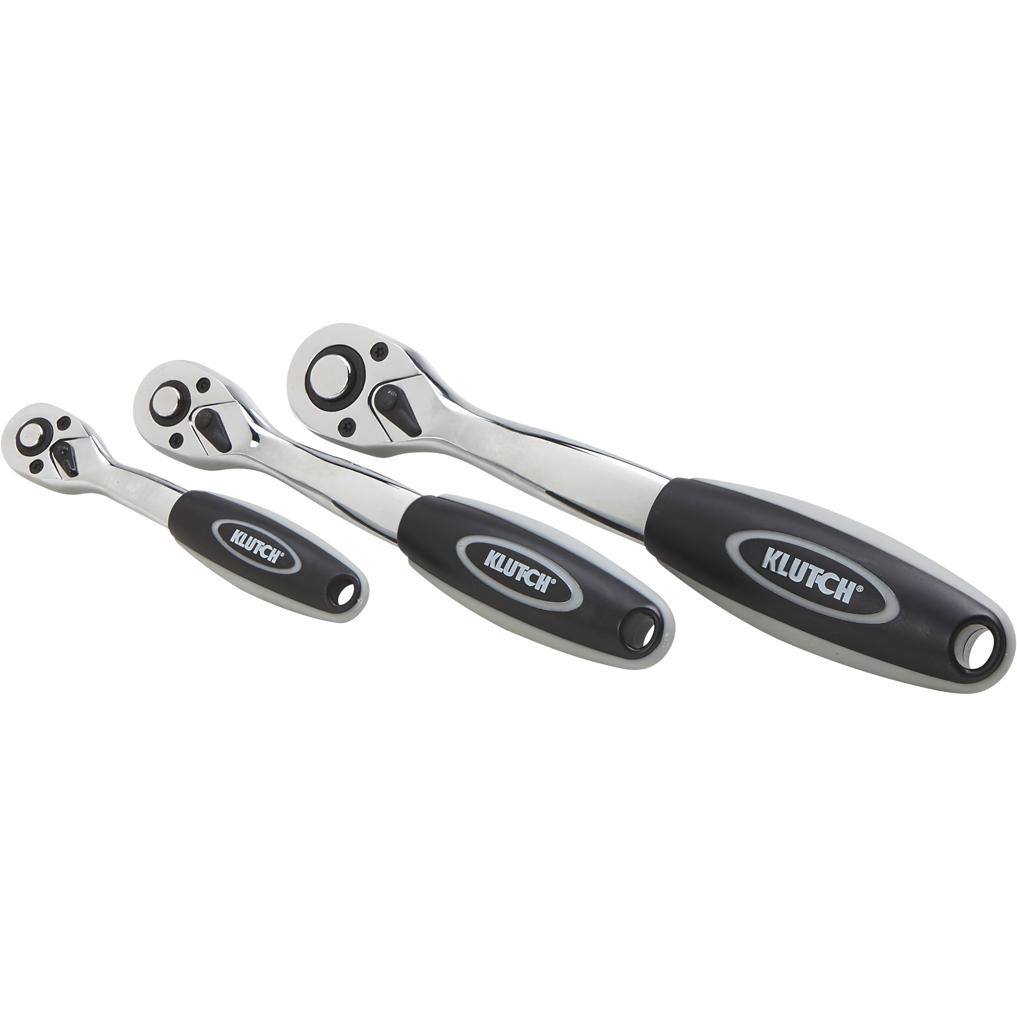 Klutch Quick-Release Offset Ratchets, 3-Piece Set