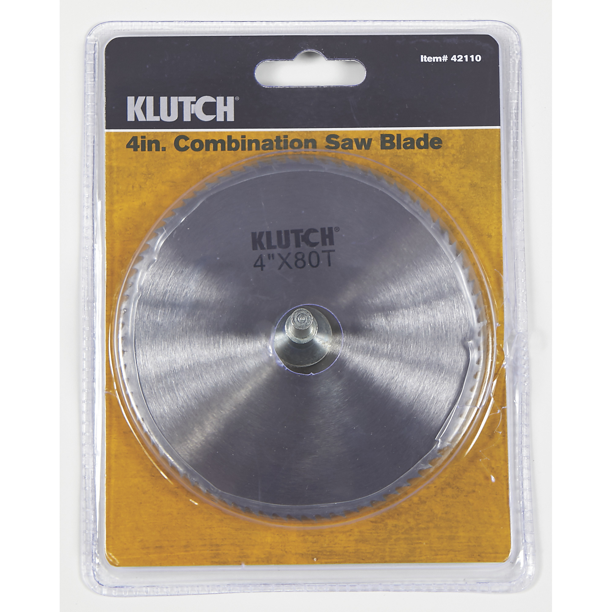 Klutch Combination Circular Saw Blade, 4Inch, 80 Tooth