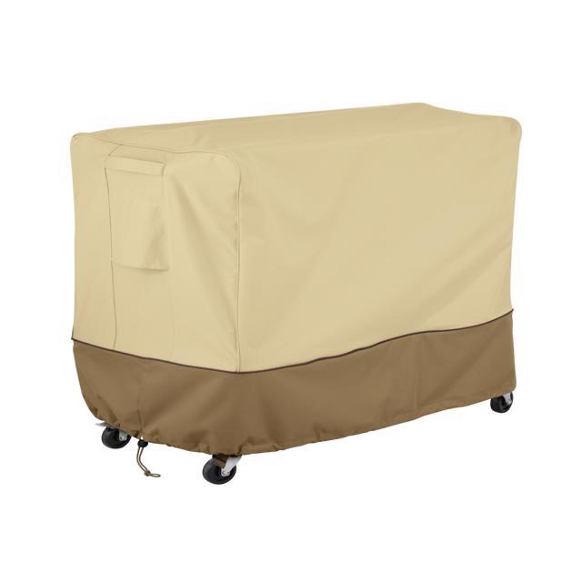 Classic Accessories Veranda, 80 Qt. Deck Cooler Cover, Cover Type Universal, Primary Color Tan, Primary Material Polyester, Model 55-871-041501-00