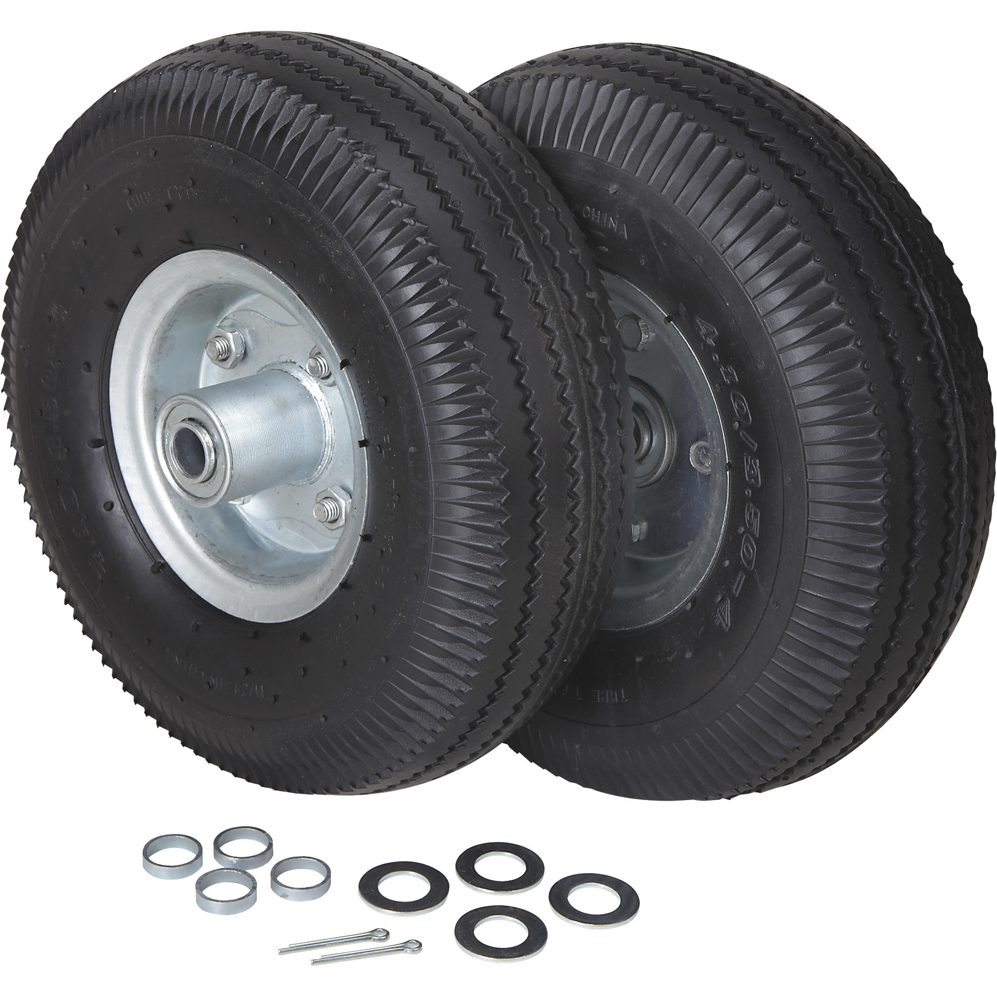 Ironton Hand Truck Flat-Free Tire Kit, 12-Pcs., 300-Lb. Capacity