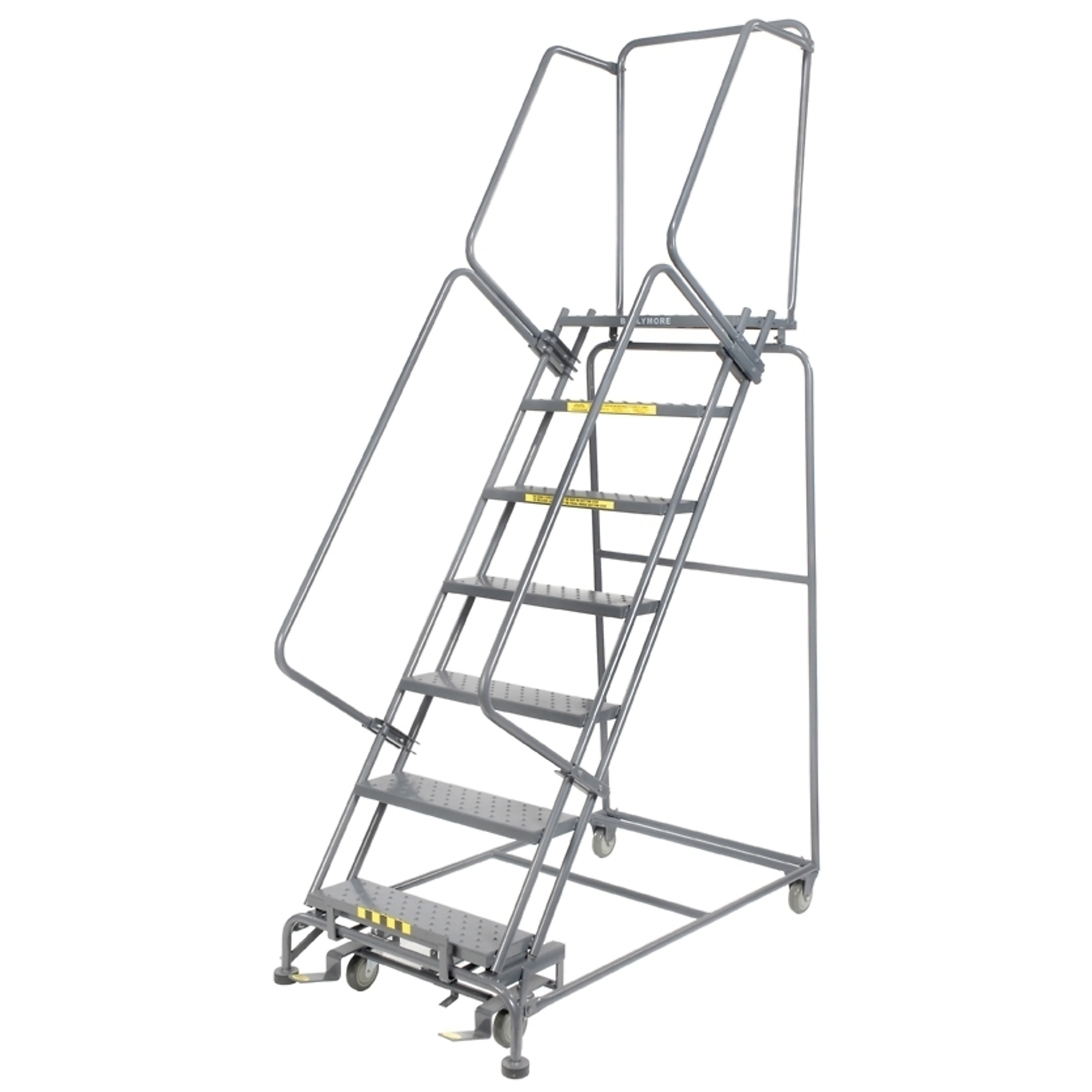 Ballymore, Rolling Ladder, Overall Height 103 in, Steps 7, Material Steel, Model 073214P