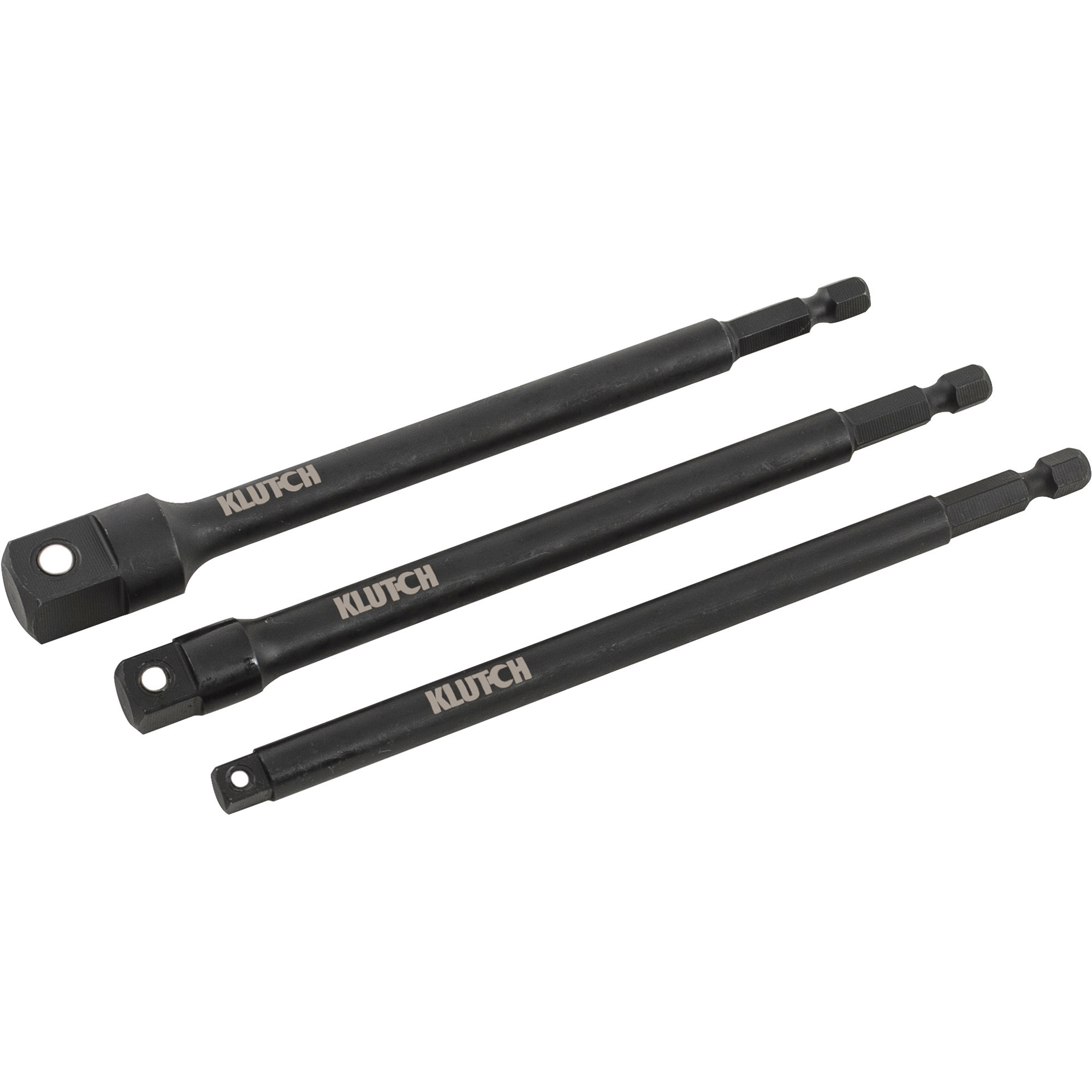 Klutch Impact Grade 3-Piece 6Inch Adapter Set