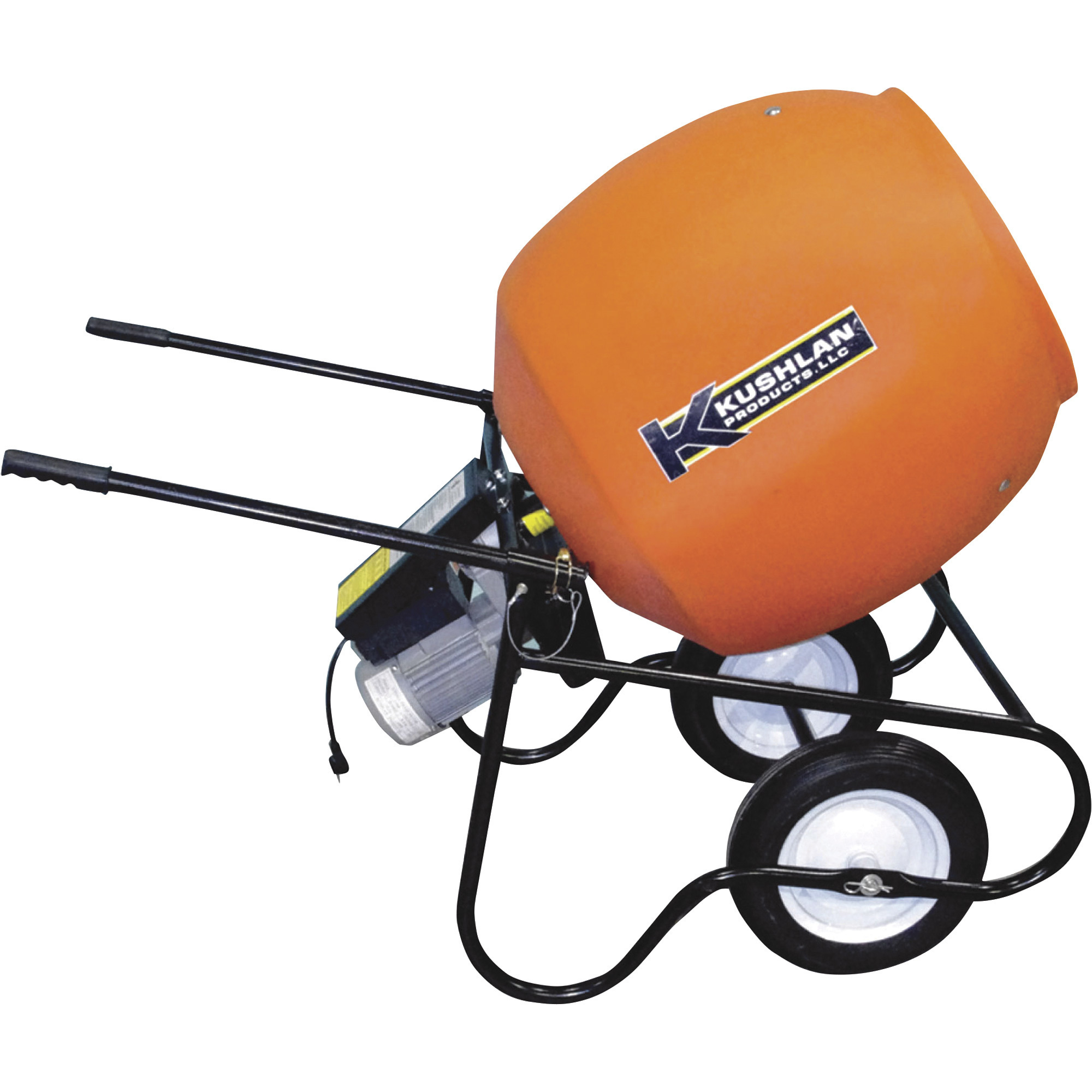 Kushlan Professional Portable Electric Direct Drive Cement Mixer â 6 Cubic Ft. Drum, Model 600DD