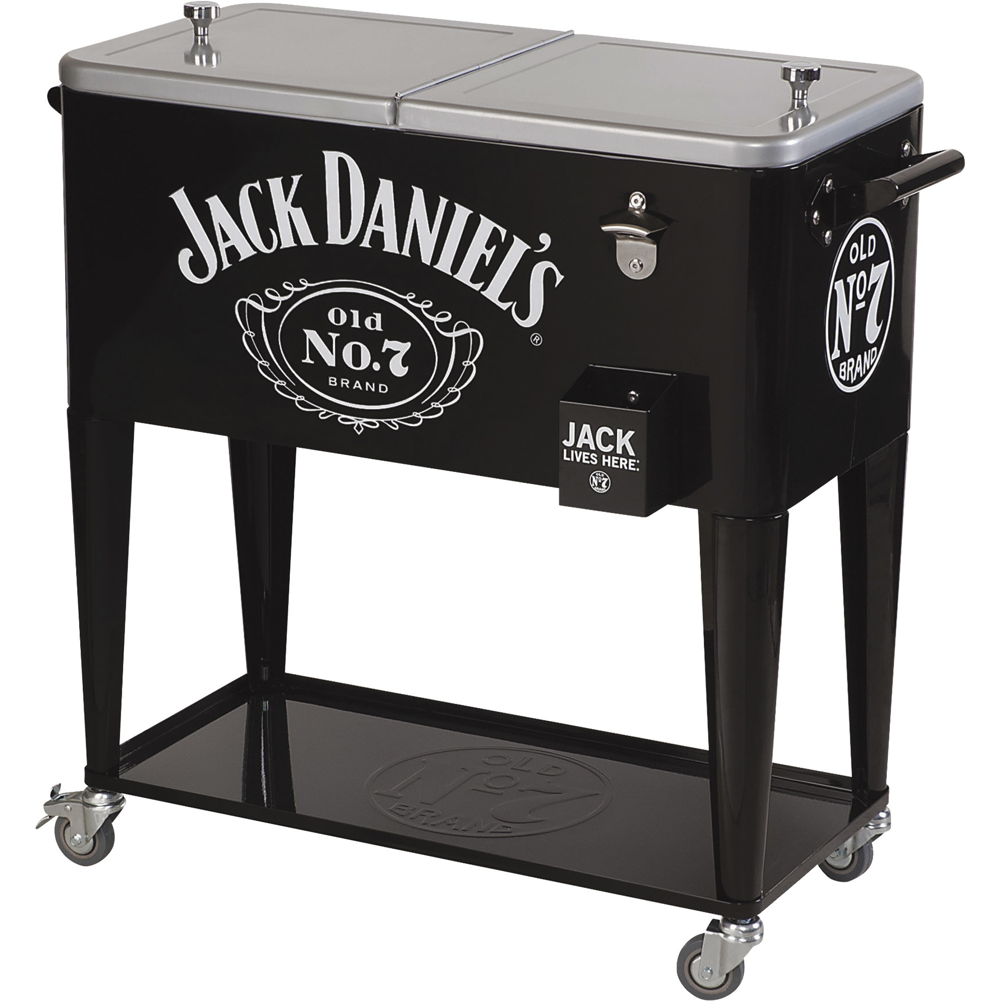 Jack Daniels 80-Qt. Rolling Party Ice Cooler, Model JD-30060