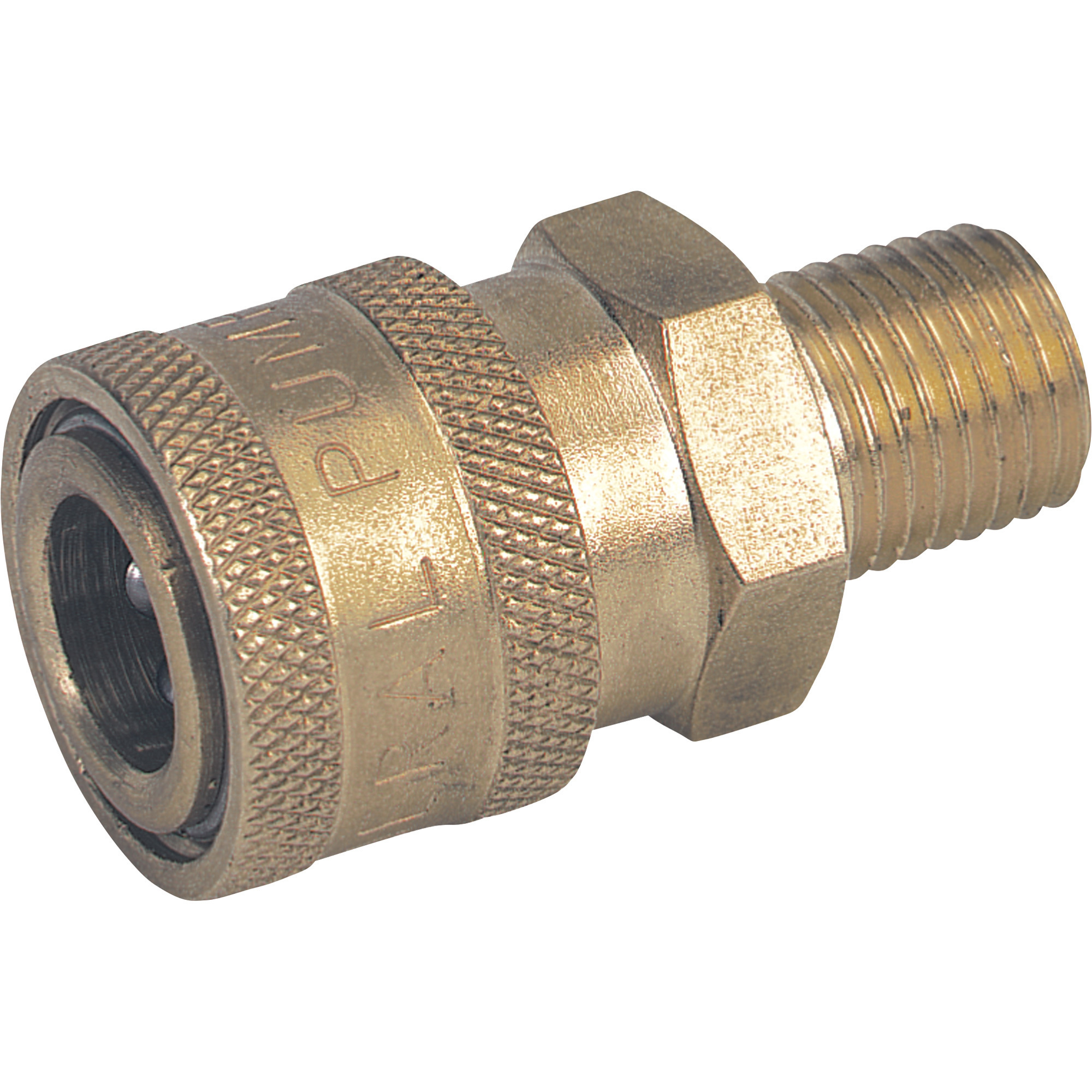 NorthStar Pressure Washer Quick Coupler â 1/4Inch Male, 3000 PSI, Brass, Model ND10002P