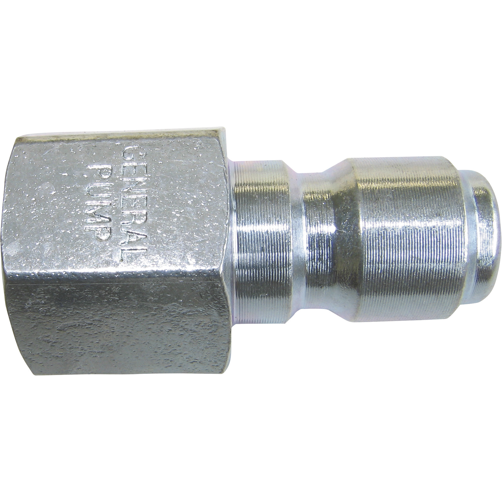 NorthStar Pressure Washer Plated Steel Nipple â 4000 PSI, 3/8Inch Female Fitting, Model ND10008P