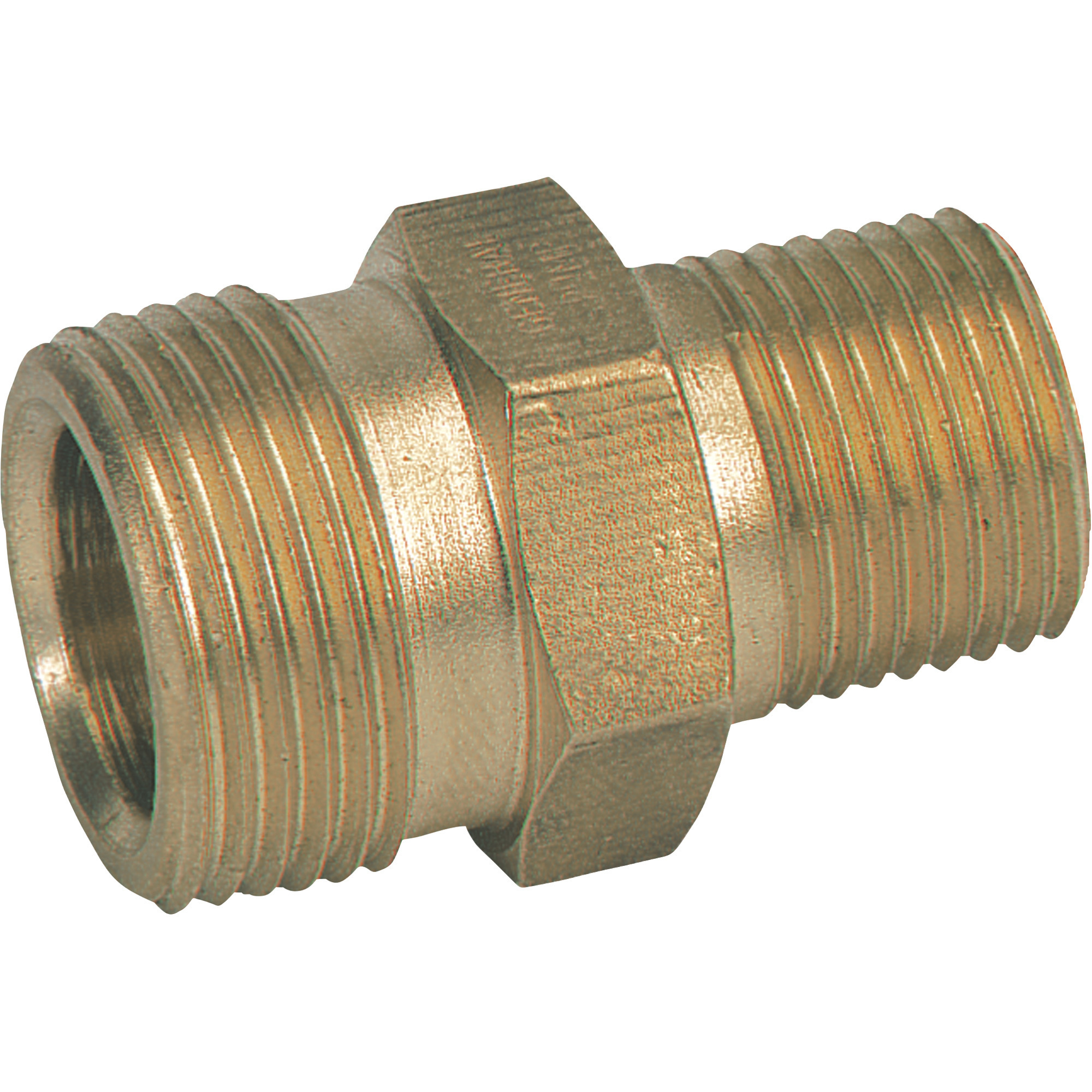 General Pump Pressure Washer Quick-Connect Adapter â 3/8Inch Inlet, 4000 PSI, Brass, Model ND10023P