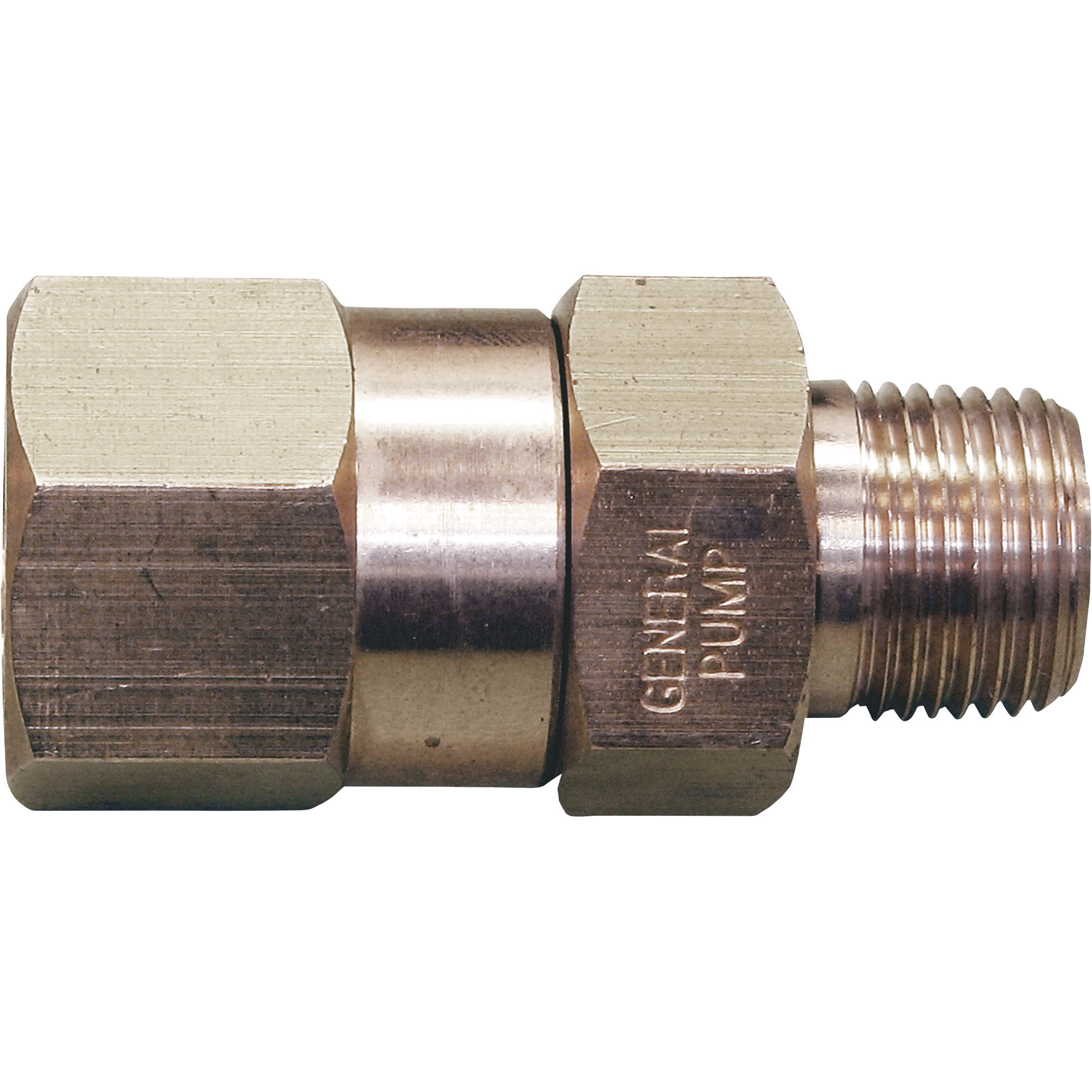 General Pump Pressure Washer Swivel â 4000 PSI, 3/8Inch, Brass, Model ND10066P