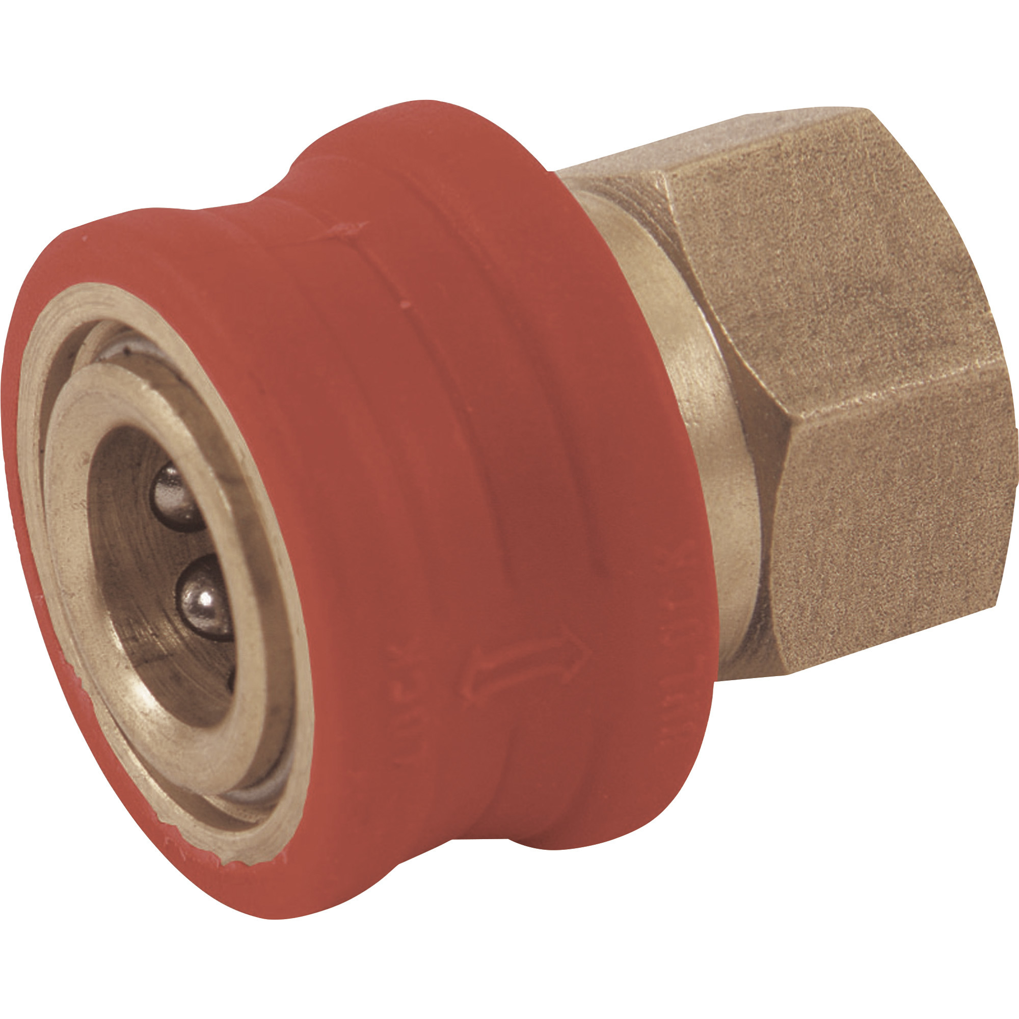 NorthStar Pressure Washer Insulated Quick-Connect Coupler â 1/4Inch NPT-F, 5000 PSI, 12.0 GPM, Brass, Model 2100381P