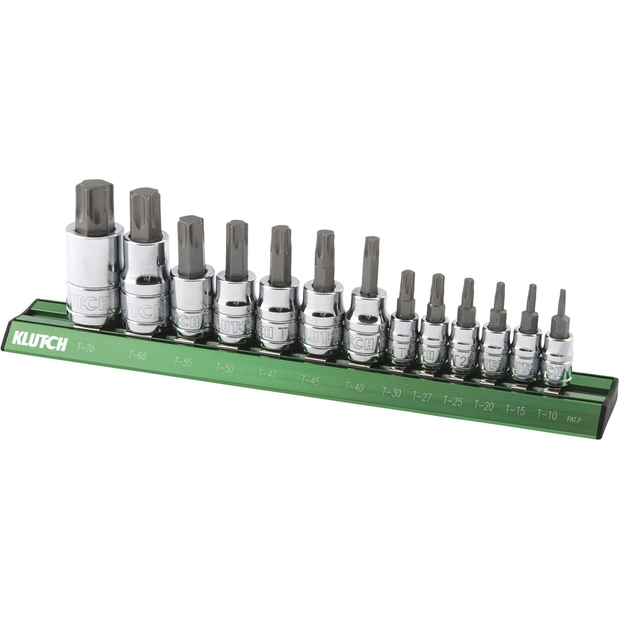 Klutch Star Bit Socket Set, 13-Piece