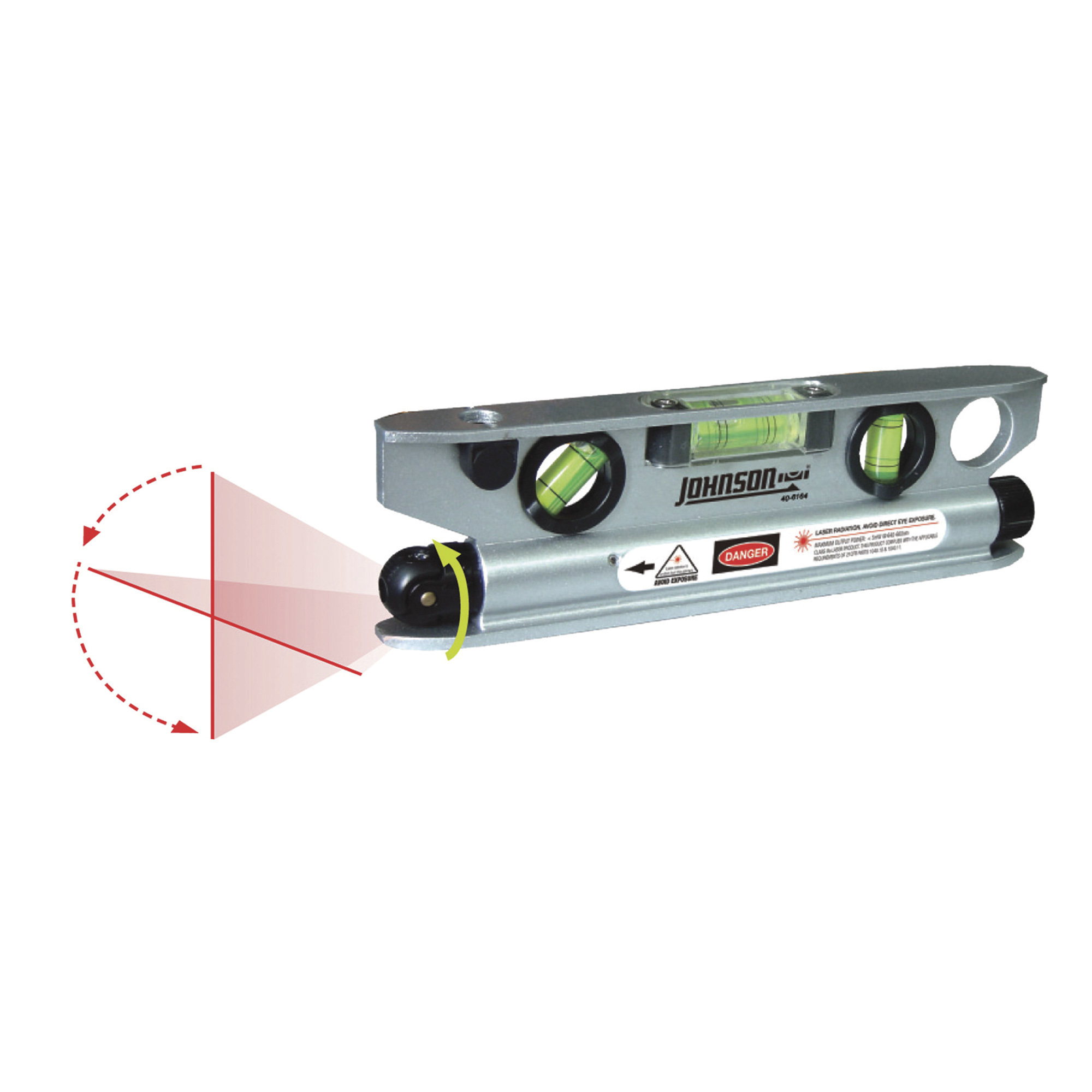 Johnson Level & Tool Magnetic Torpedo Laser Level, Model 40-6164