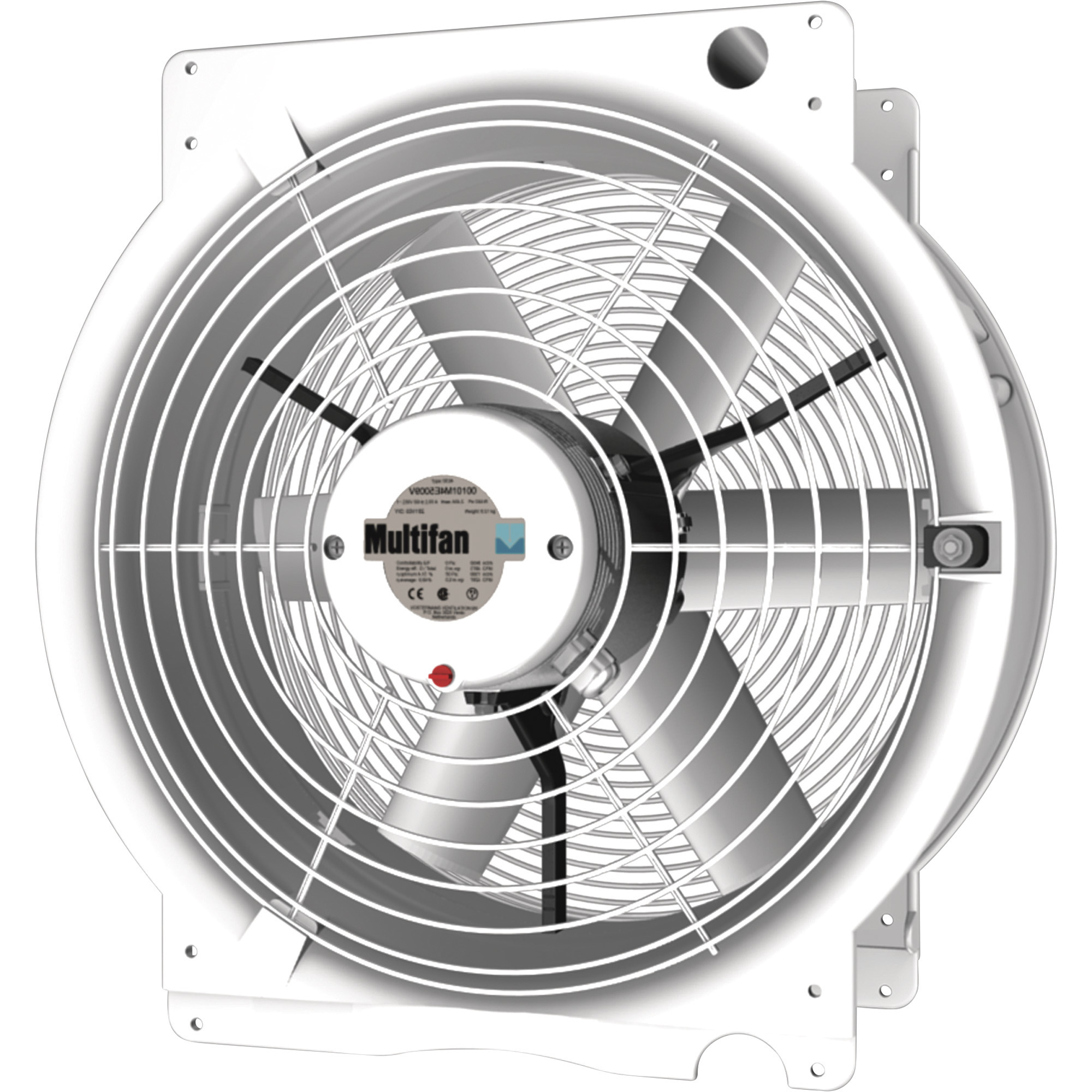 Multifan 16Inch Q Greenhouse Fan â 3,200 CFM, 1/3 HP, 240 Volt