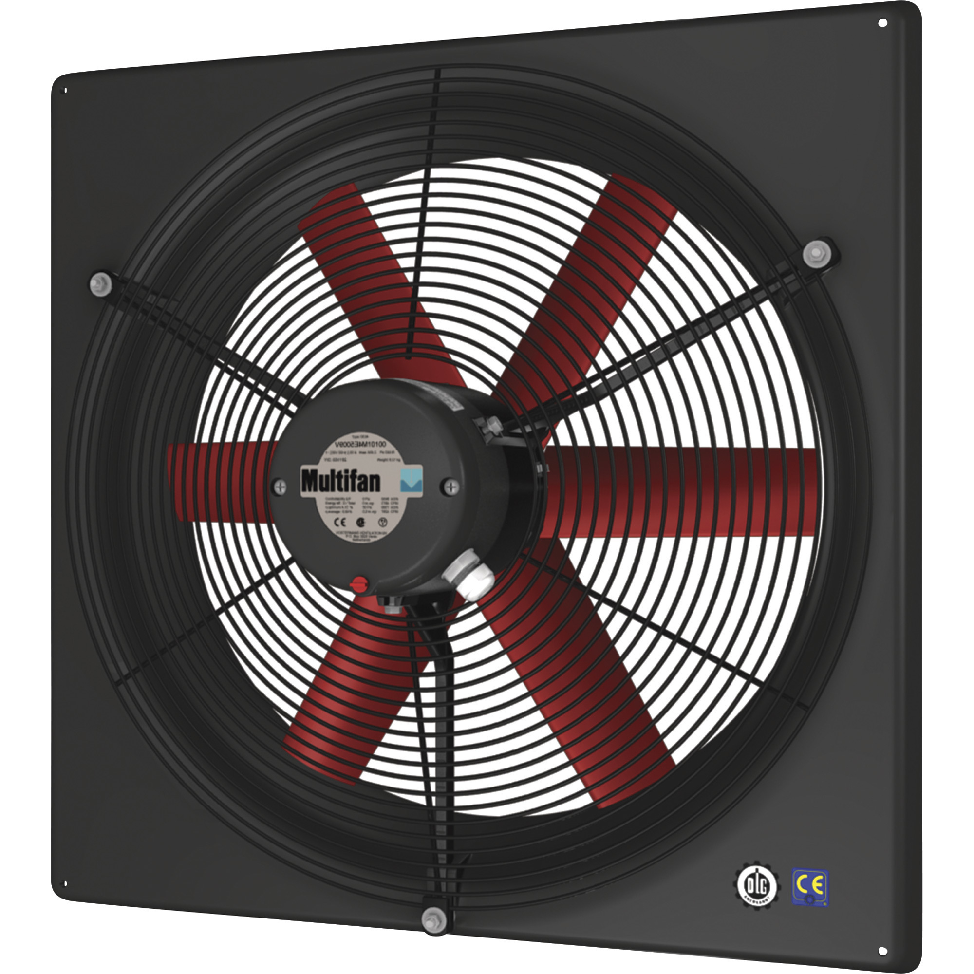 Multifan Standard Performance Panel Fan â 14Inch, 2150 CFM, 1/4 HP, 120 Volt, Model V4E35K-120V