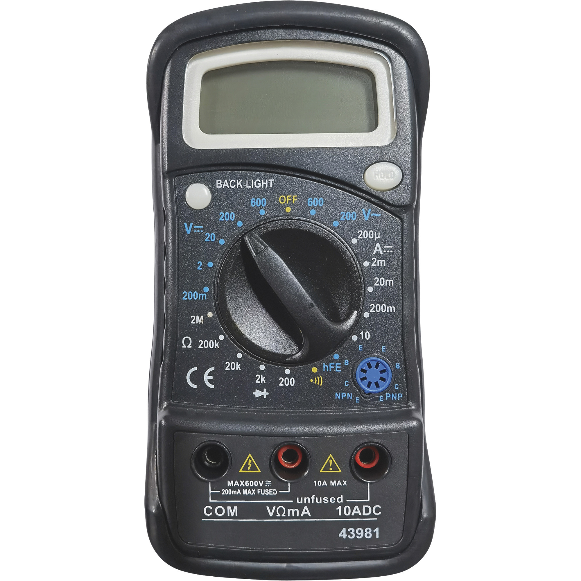 Ironton Digital Pocket Multimeter, 6 Functions